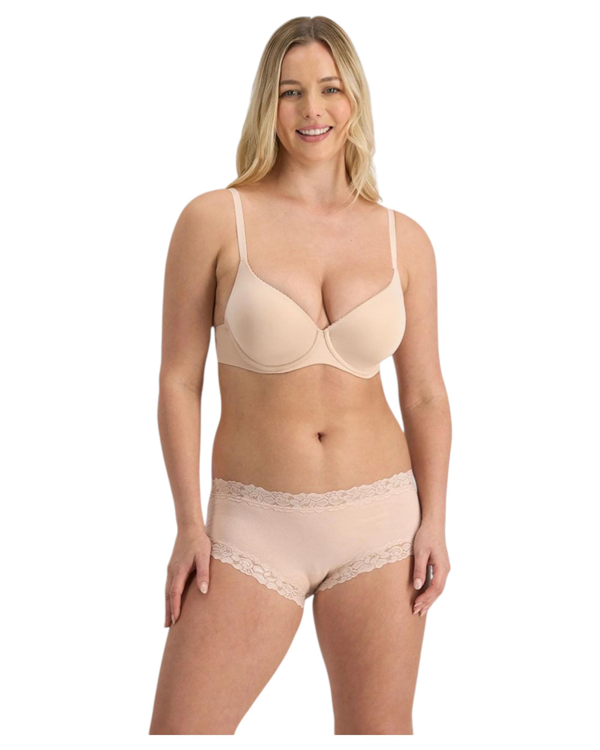 2 Jockey 3 Pack Womens Parisienne Cotton Boyleg Underwear DUSK, 2 of 4
