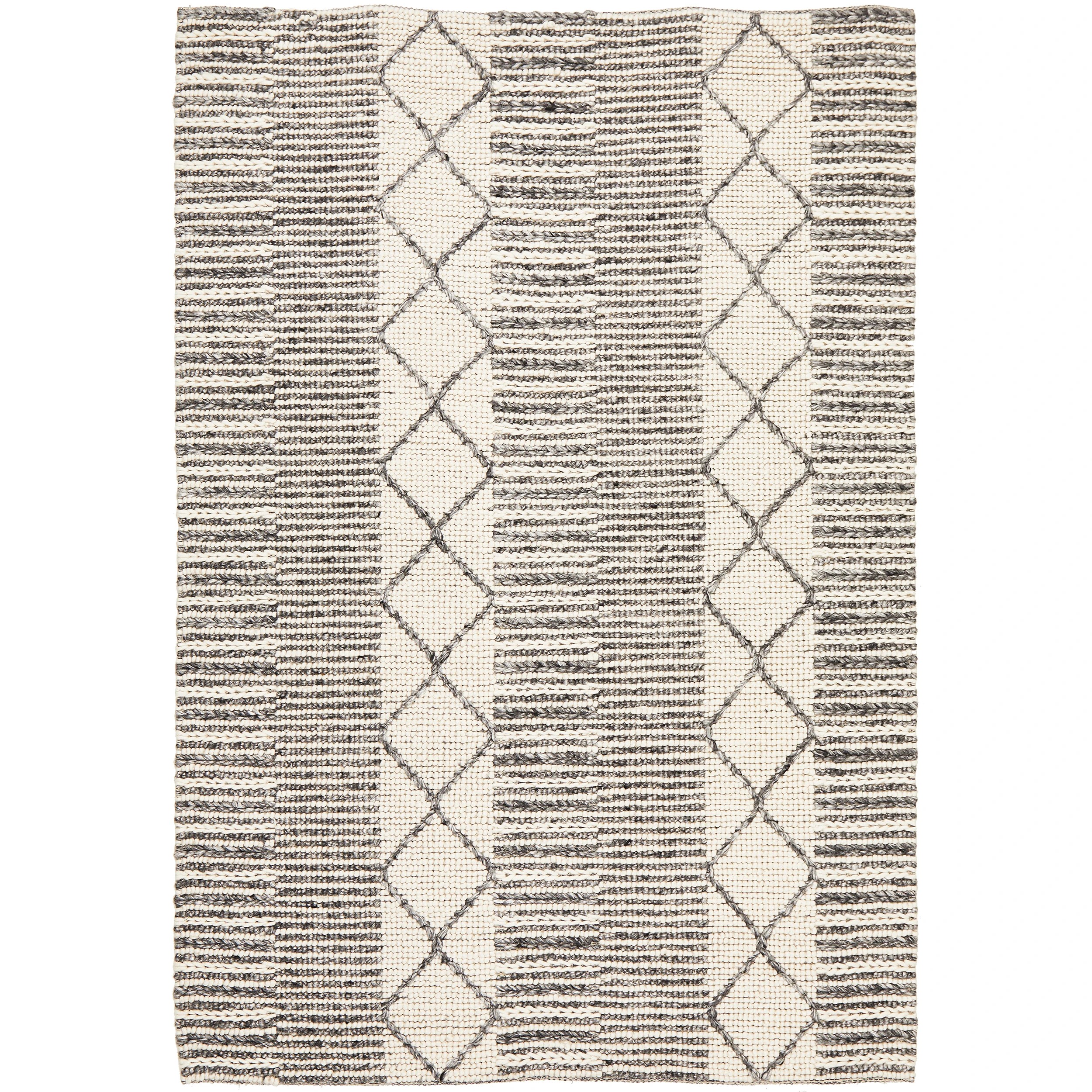 4 Common Ground Rugs Nordica 316 280x190cm - Large Plain & Textured Rug - Silver, 4 of 8