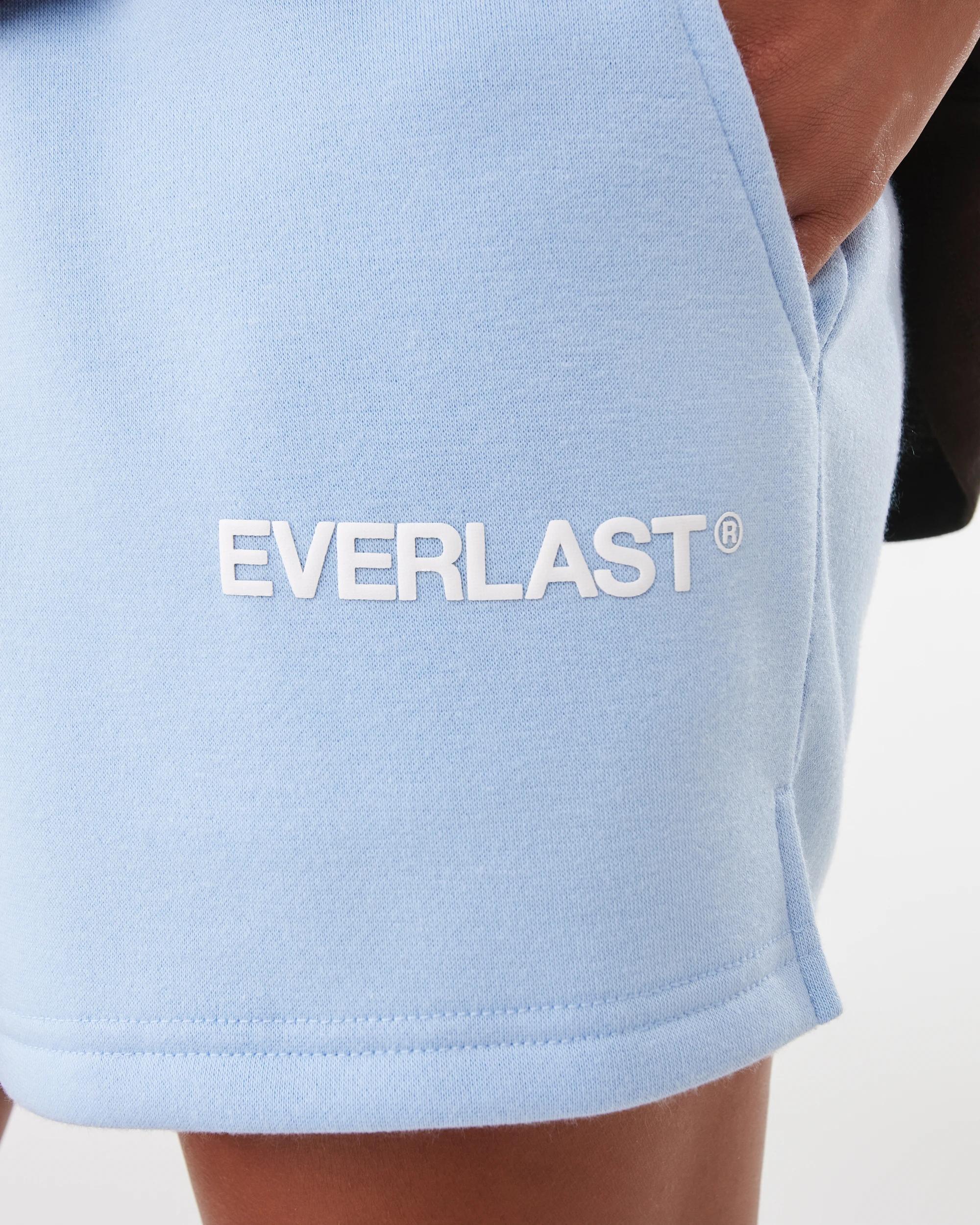 7 Everlast Womens Street Sweat Shorts Blue Chalk, 7 of 8