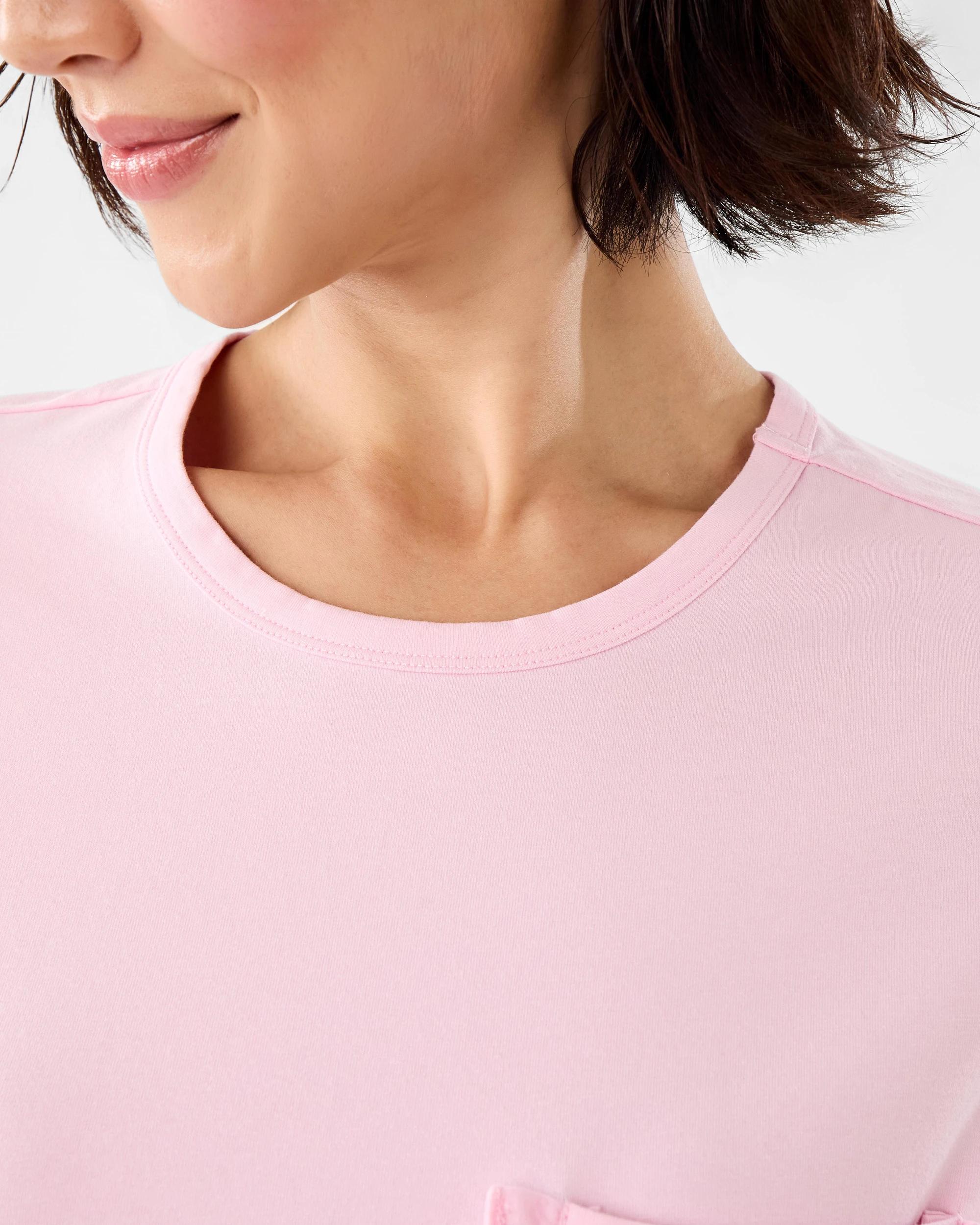 6 Cotton Ruffle Pocket T-shirt Pkldy Pink, 6 of 7