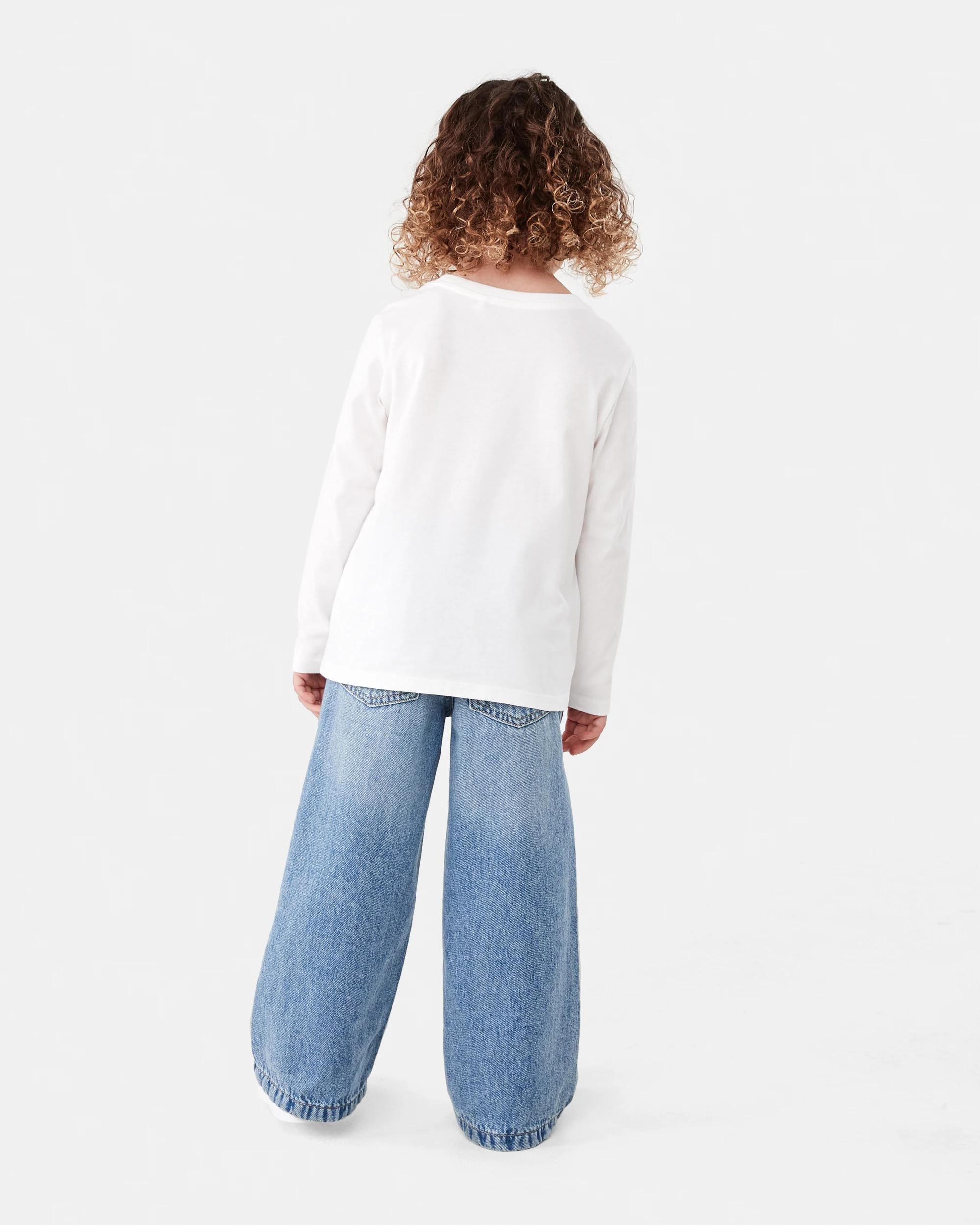 6 Print T-shirt Wht Rainbw, 6 of 6