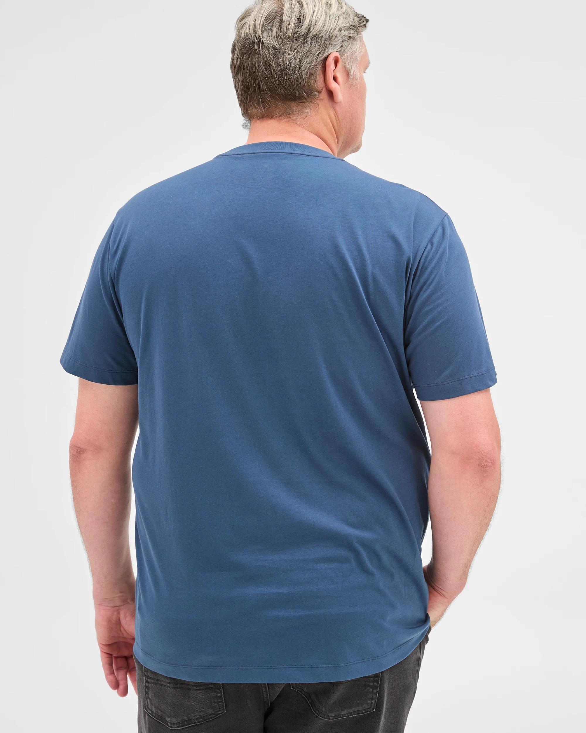 5 Target Man Plus Plus Size Australian Cotton Print T-Shirt BLUE NIGHTS, 5 of 5