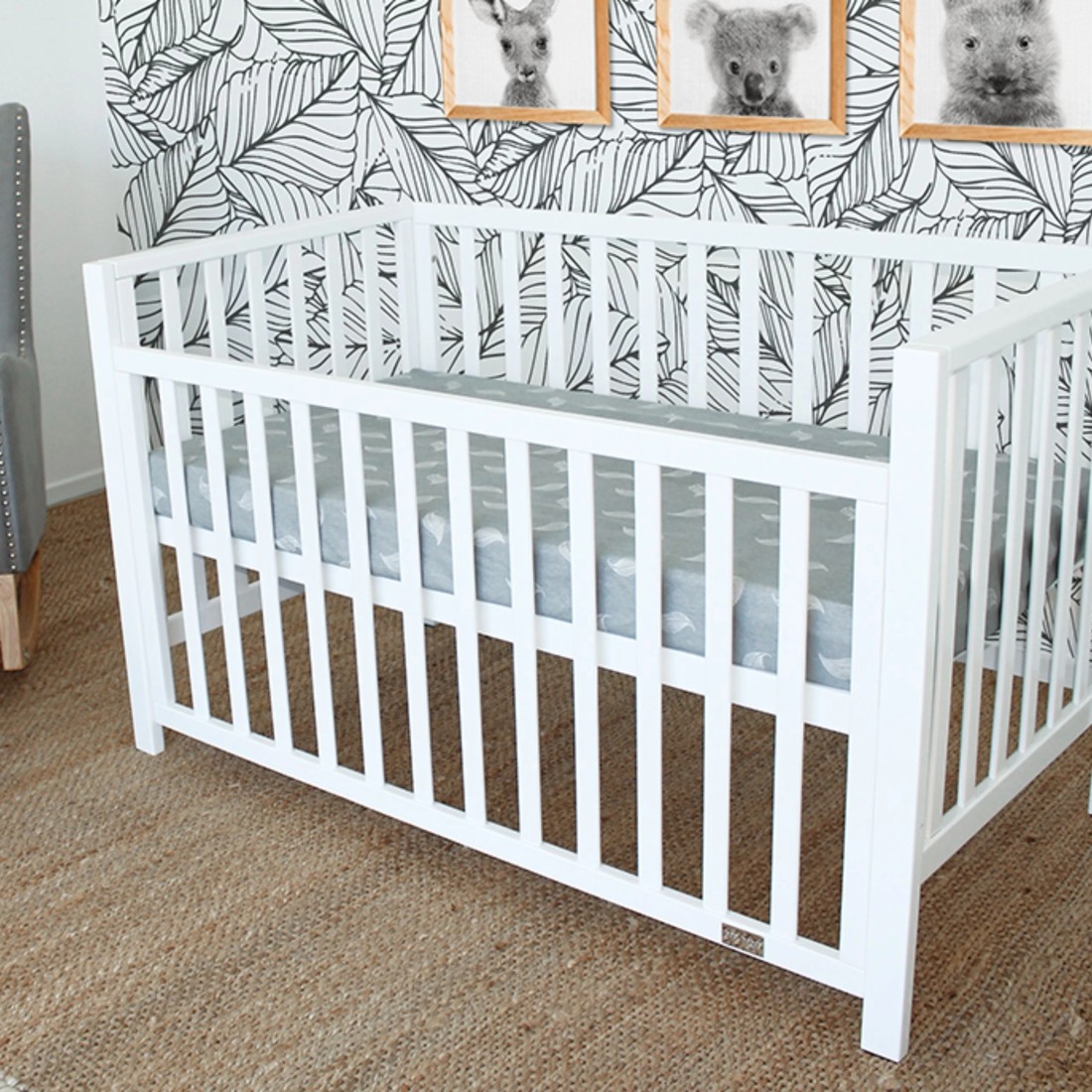 4 Babyhood Lulu Cot - White, 4 of 4