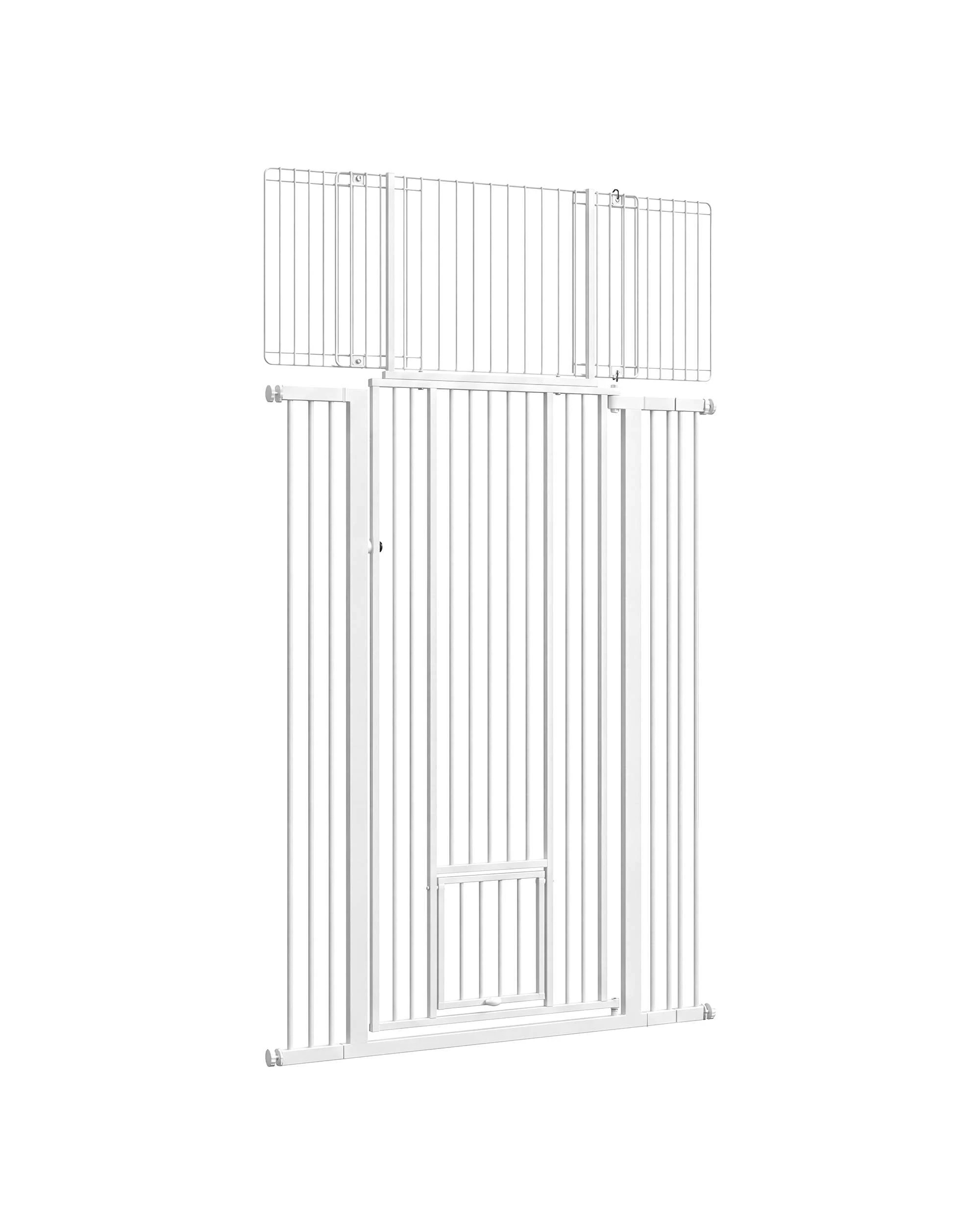3 Advwin 1.8M Extra Tall Pet Safety Gate Security Doors Dog Fence, 3 of 5