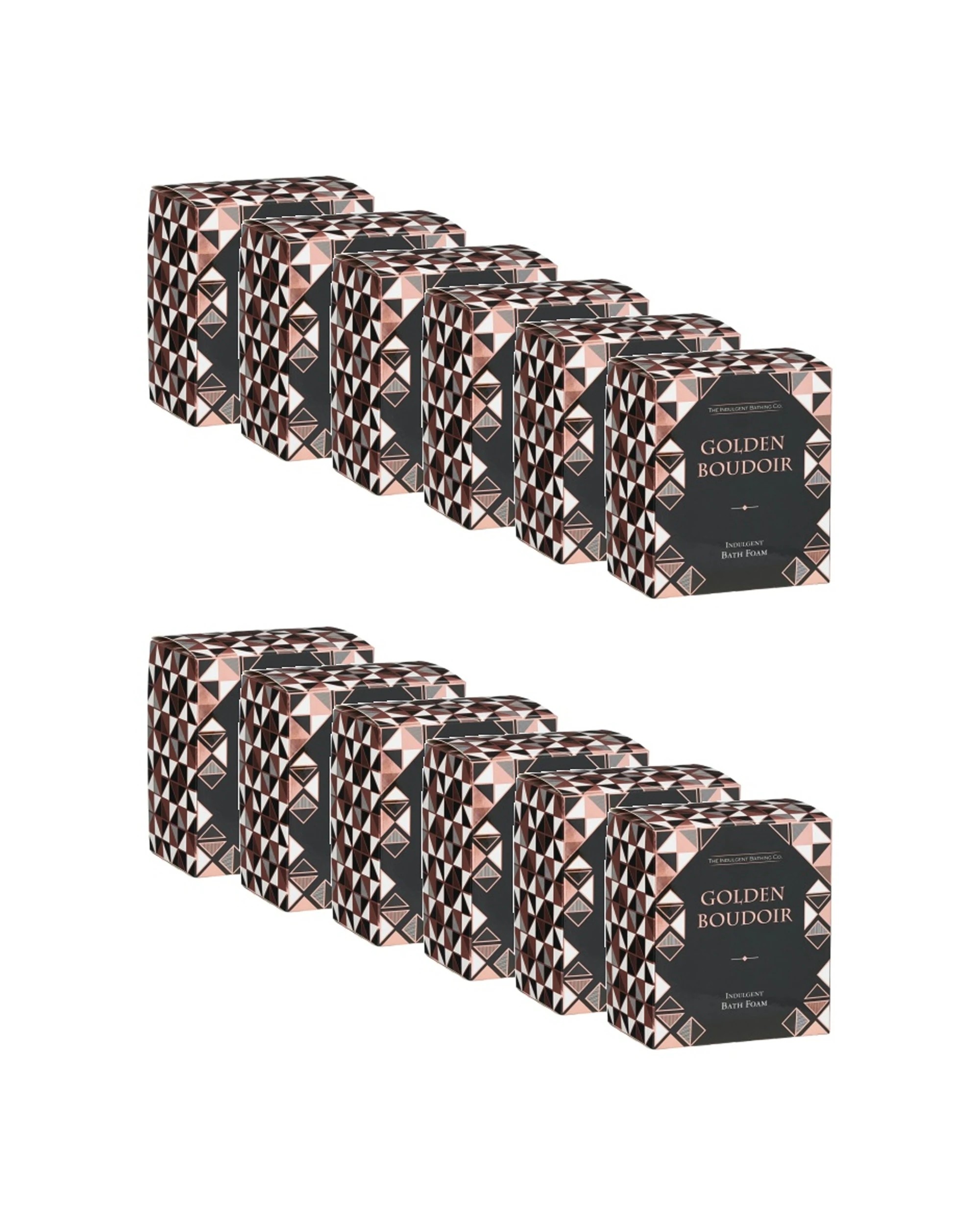 1 The Indulgent Bathing Co. 12PK Golden Boudoir Bath Foam Salted Caramel - Multi, 1 of 3