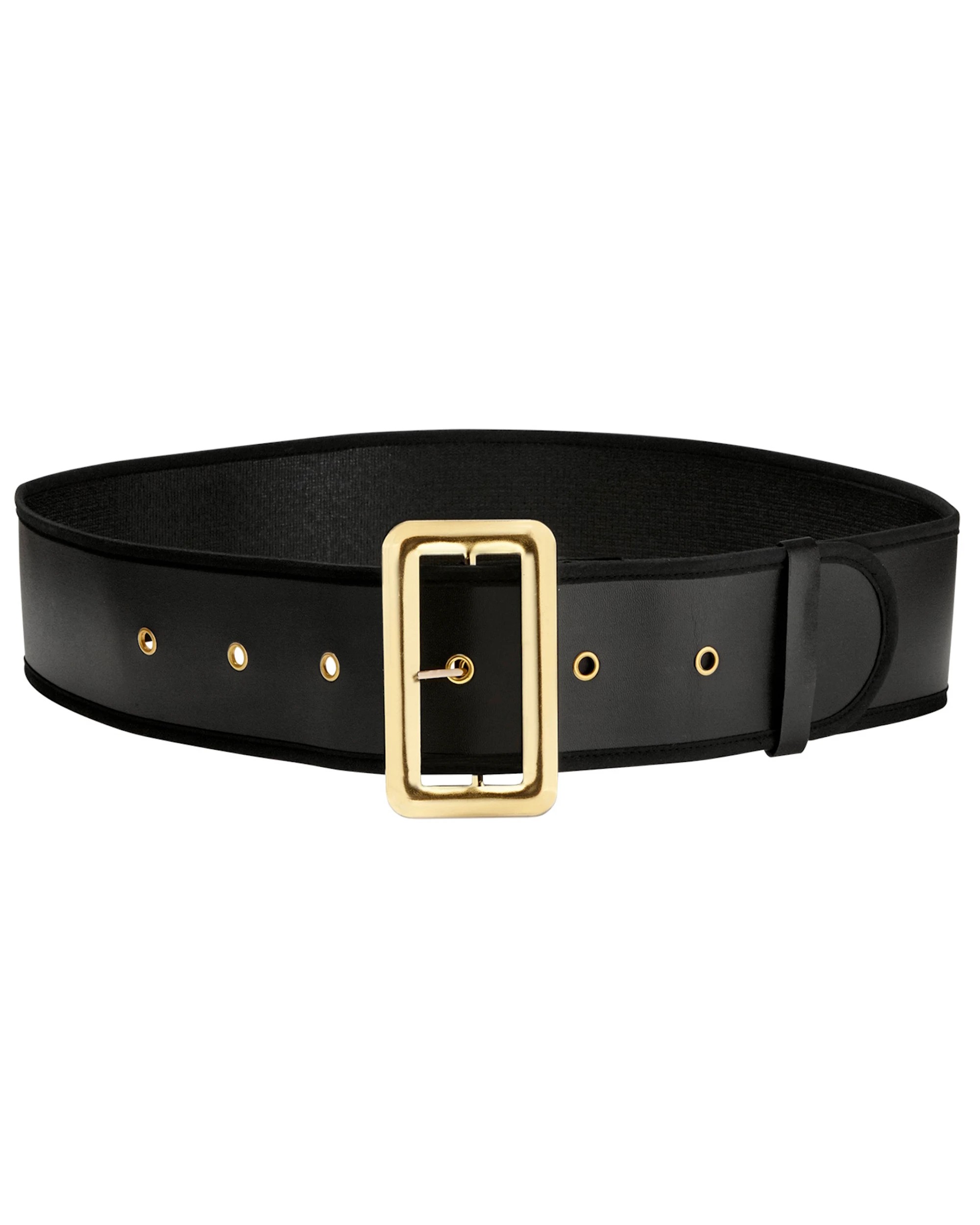 1 Widmann Adult Character Belt Costume - One Size - Black, 1 of 5