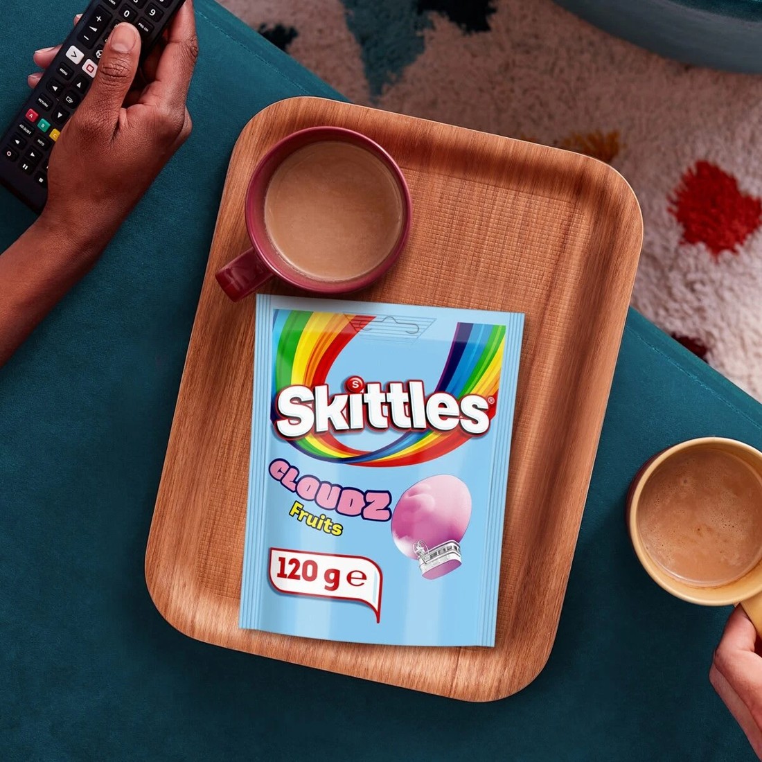 5 Skittles Cloudz Fruits Chewy Lollies 120g, 5 of 6