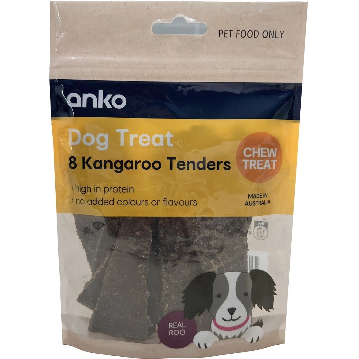 1 Dog Treat Kangaroo Tenders 8 Pack, 1 of 3