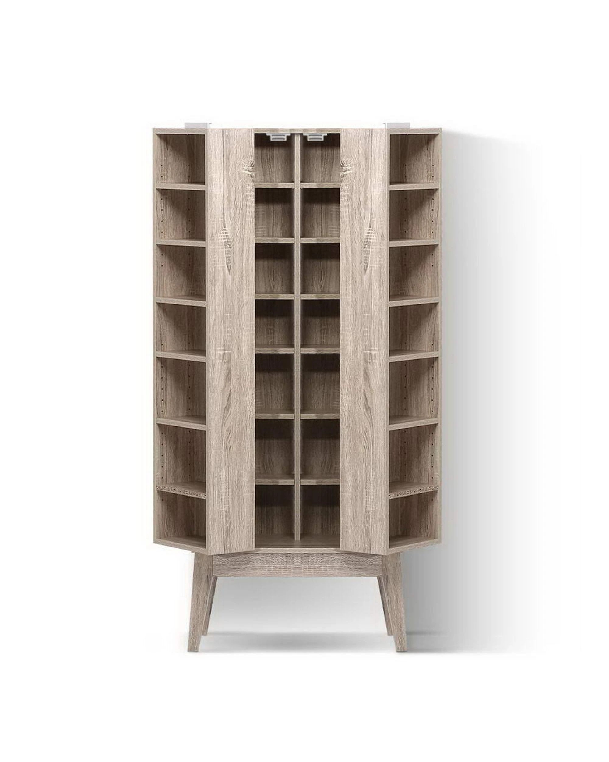 3 Artiss Bookshelf CD Storage Rack - Natural, 3 of 8