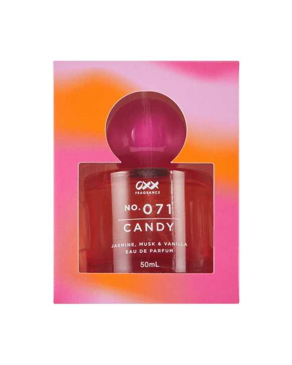 OXX Fragrance No. 071 Candy Eau De Parfum 50ml - Jasmine, Musk and Vanilla
