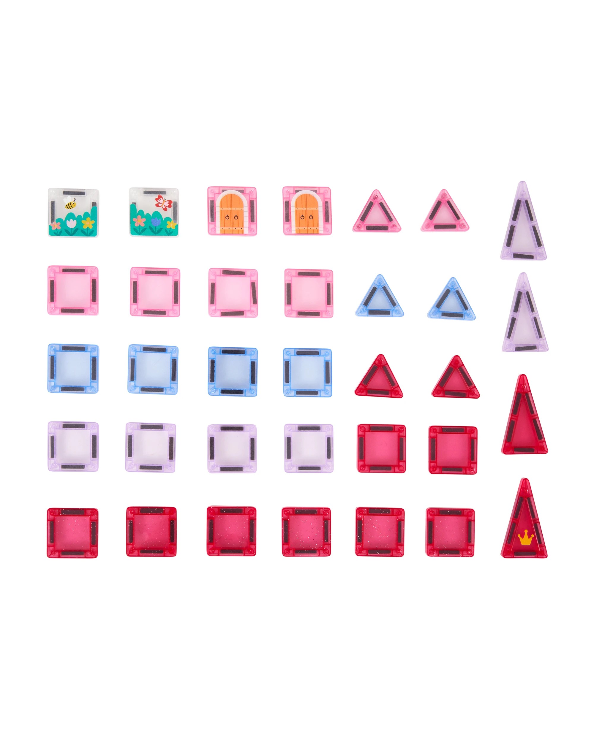 5 34 Piece Magnetic Mini Tiles Castle Set, 5 of 9