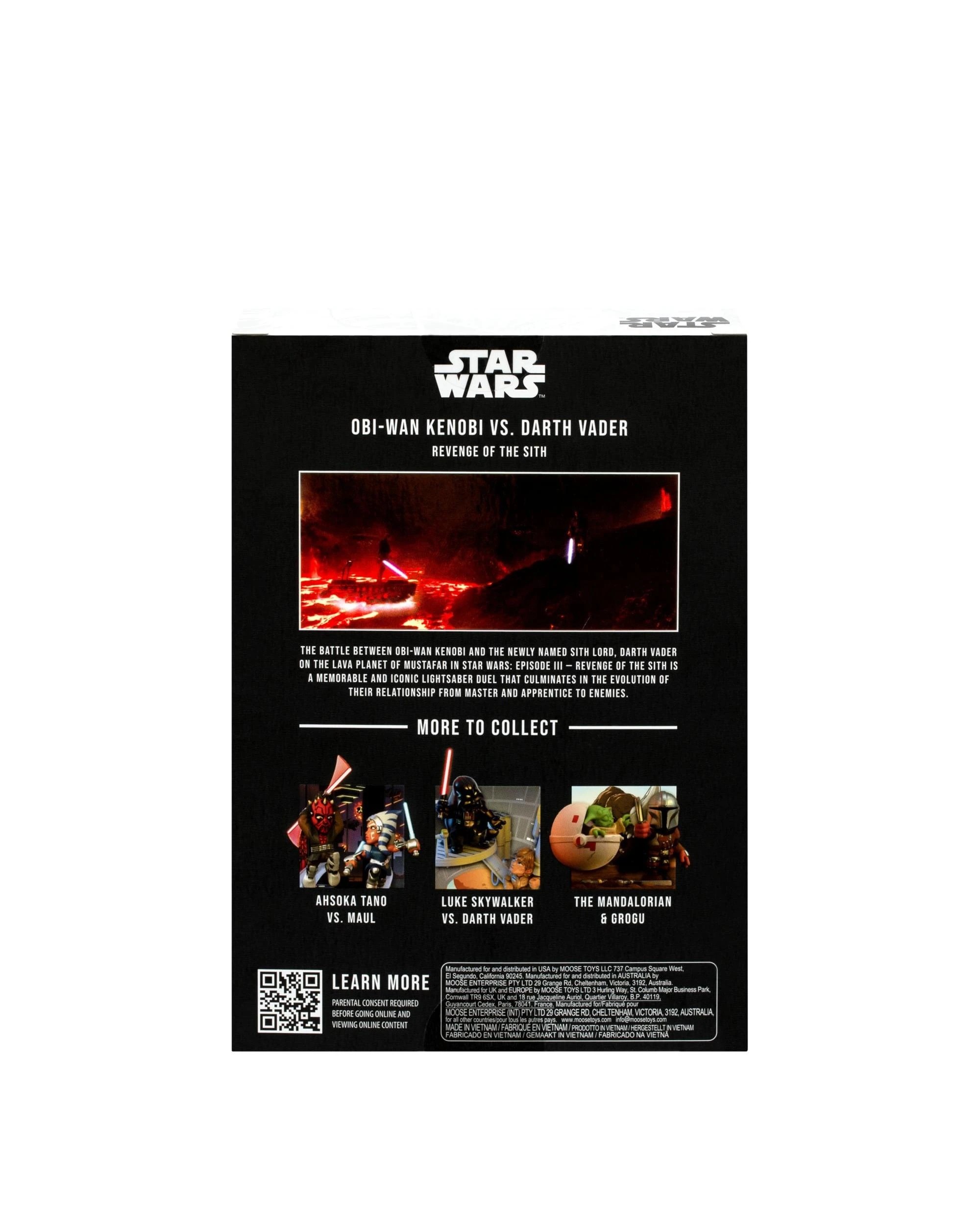 7 Fandrop Star Wars SW01 Obi-Wan Kenobi vs Darth Vader 2 Figure Diorama, 7 of 7