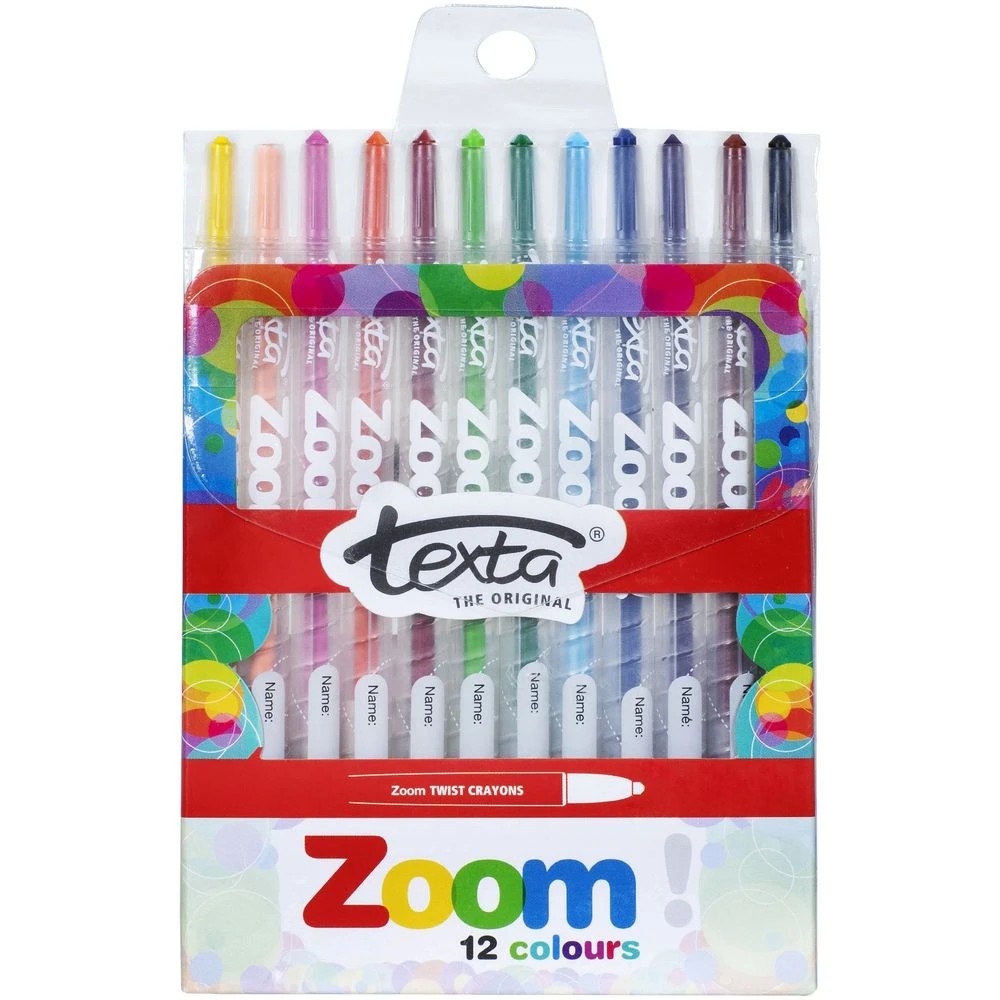 3 Texta Zoom Twistable Crayons 12 Pack, 3 of 4