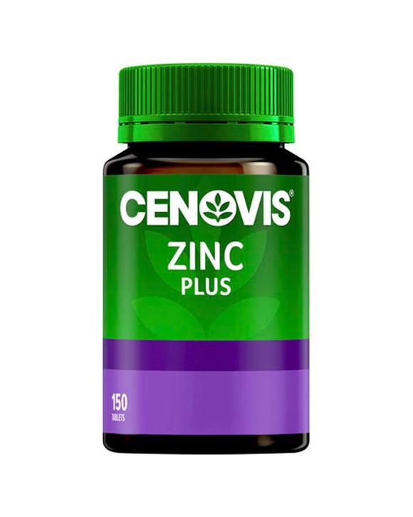 Cenovis 150pc Zinc Plus 25mg Supplement Tablets For Skin & Immune System Support