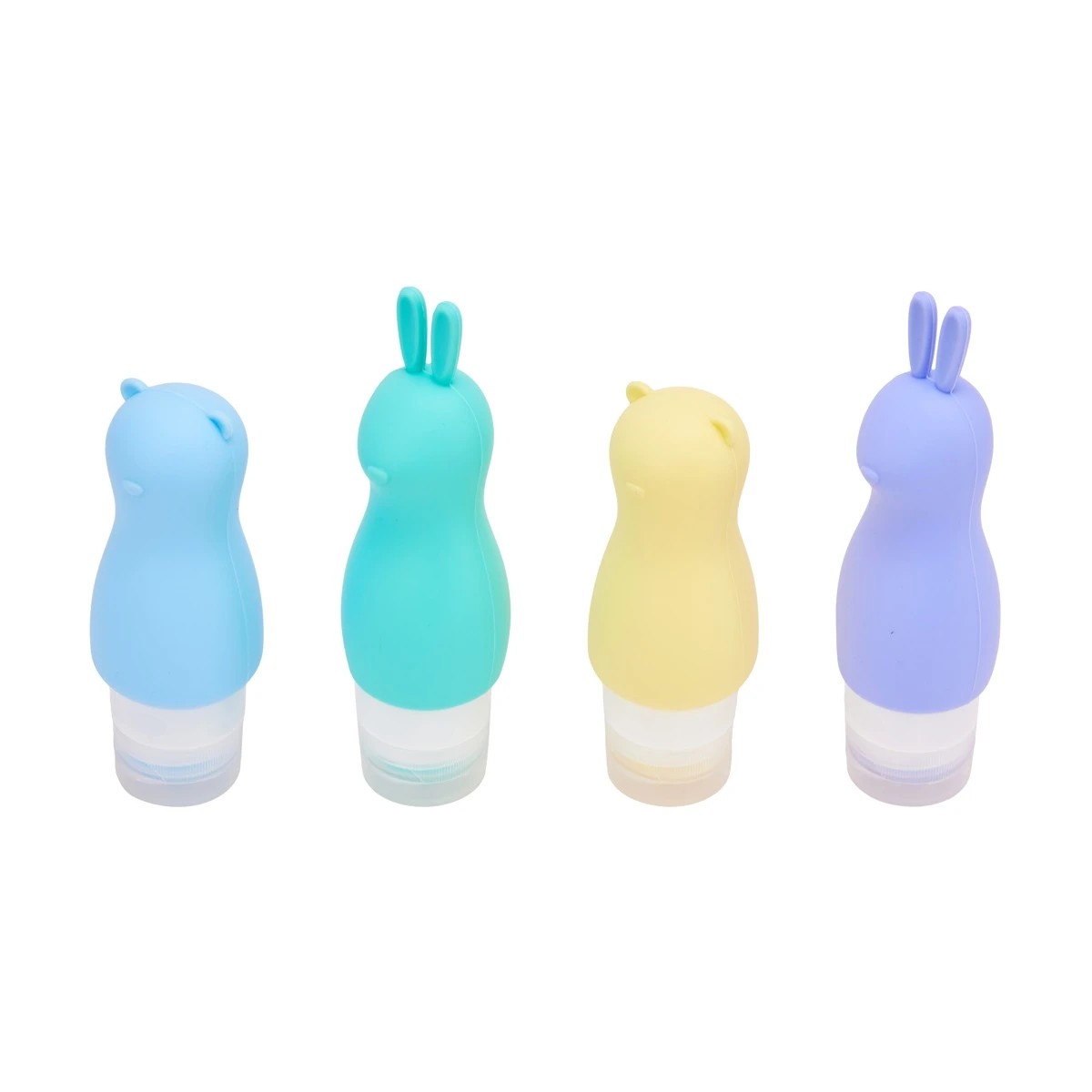 3 OXX Travel 4 Pack Silicone Bottles, 3 of 7