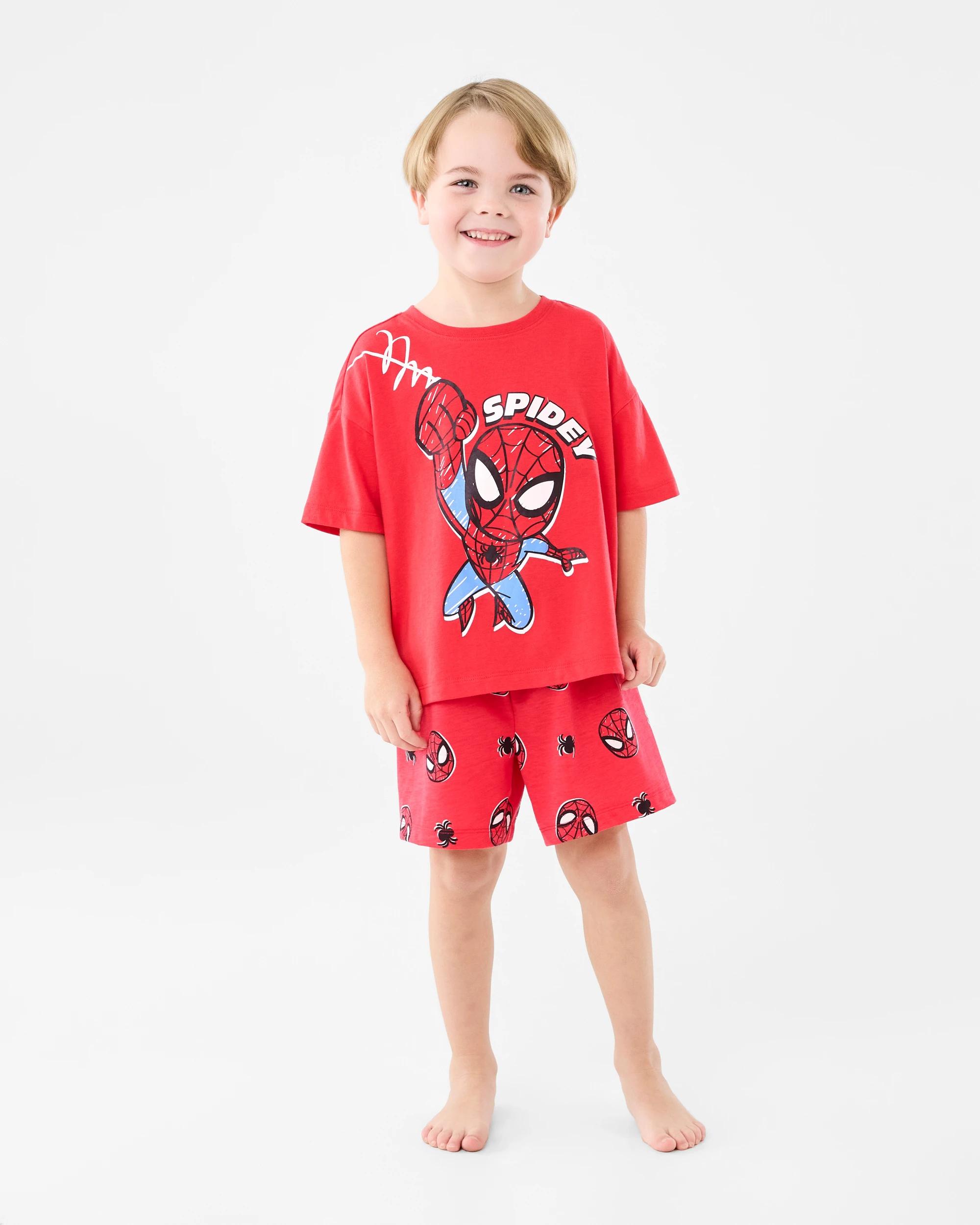 1 Spider-Man License Pyjama Set Spiderman, 1 of 10