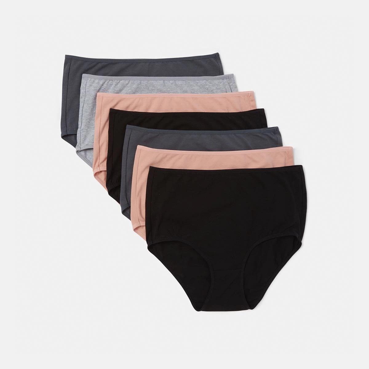 1 7 Pack Cotton Stretch Full Briefs BLUSH PACK, 1 of 9