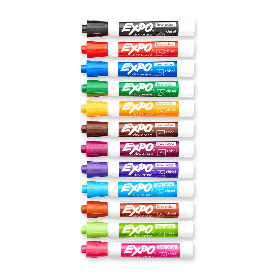 2 Expo Whiteboard Markers Chisel Intense Assorted 12 Pack, 2 of 5
