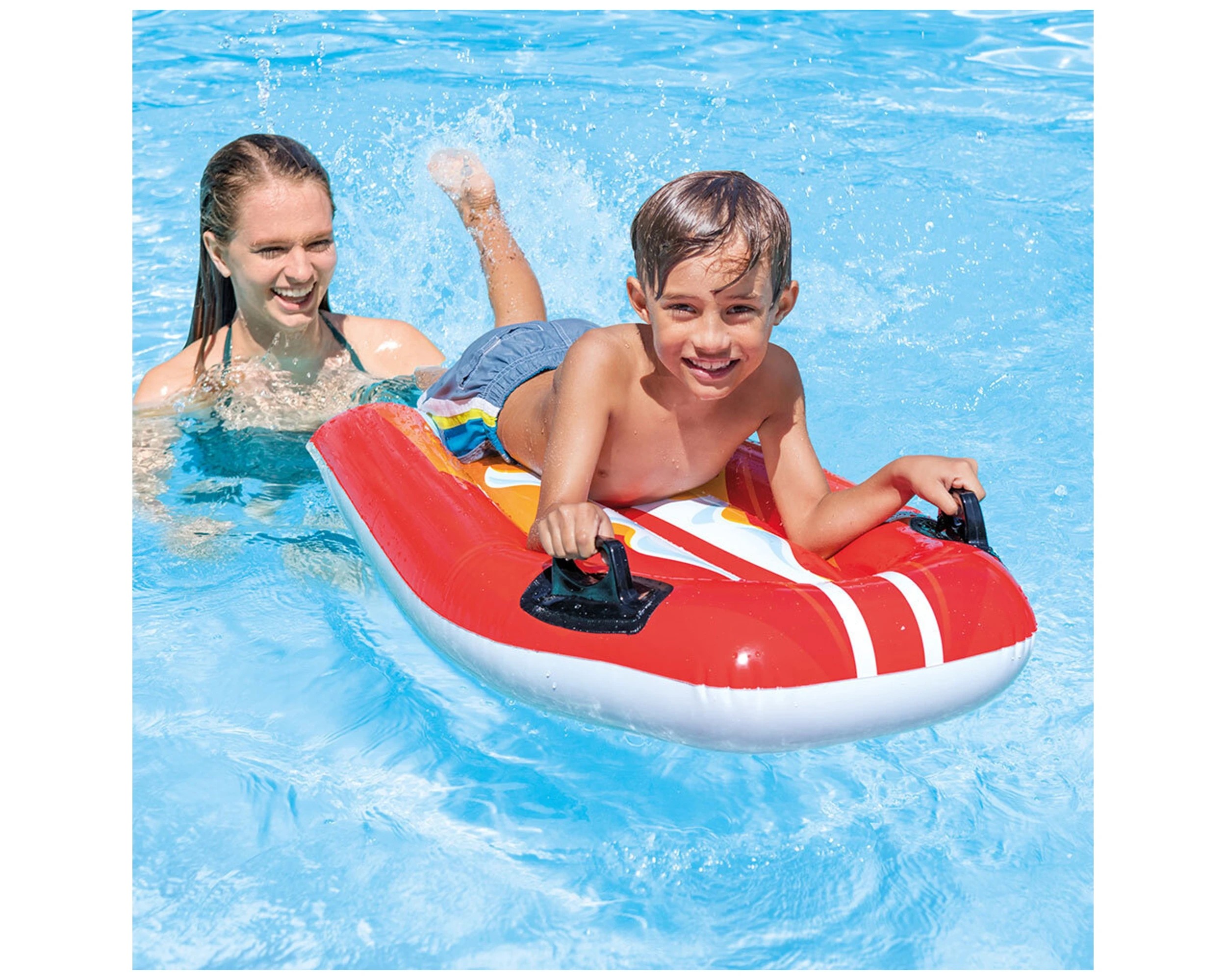 7 Intex Joy Rider Assorted Joy Rider Float Kids Pool Float 1.12m Inflatable - Assorted, 7 of 7
