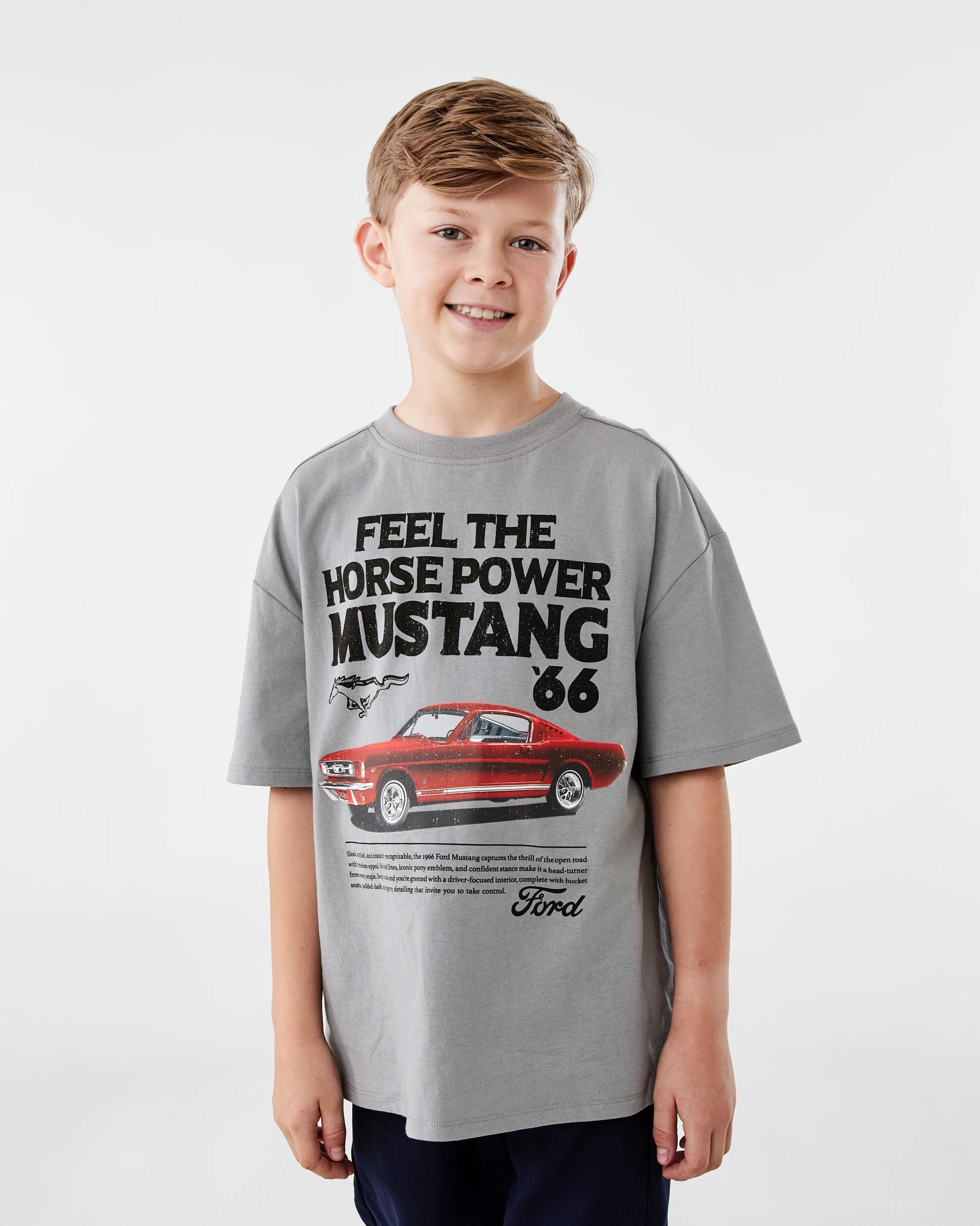1 Ford Mustang License T-shirt Ford, 1 of 7