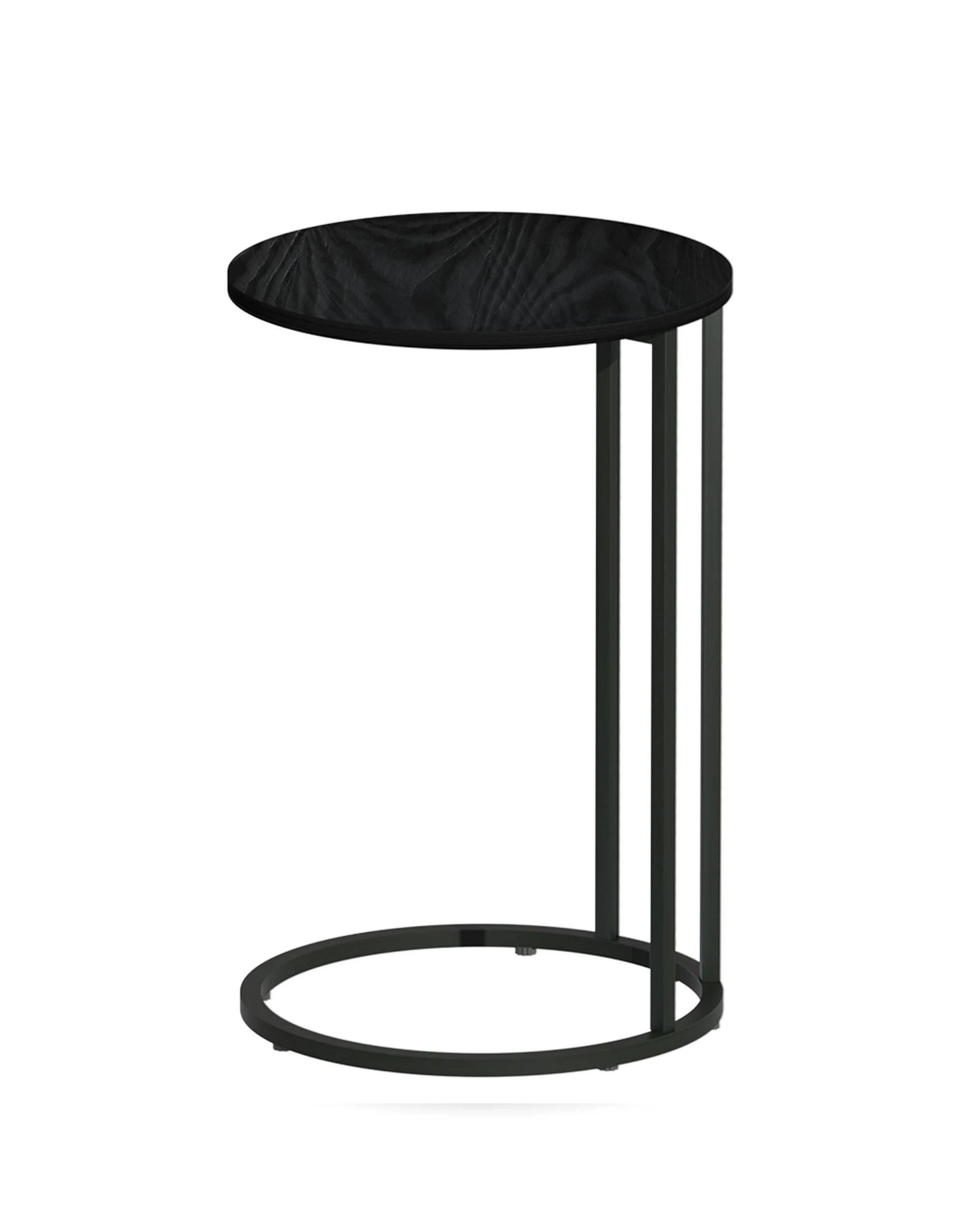 1 Artiss Coffee Table Side Table Round Black Martha
 - Black, 1 of 3