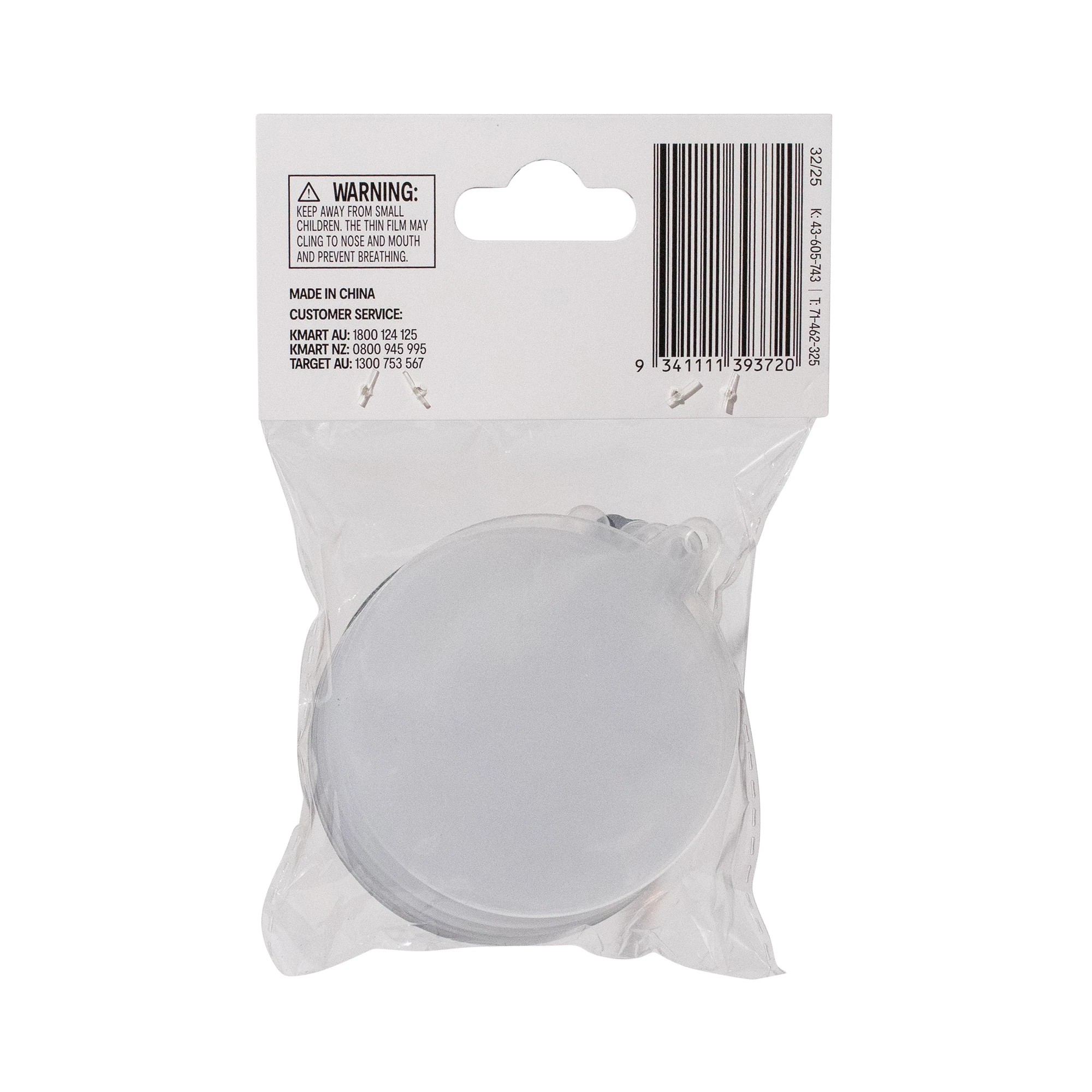 2 12 Pack Christmas Craft Acrylic Bauble Blanks, 2 of 6