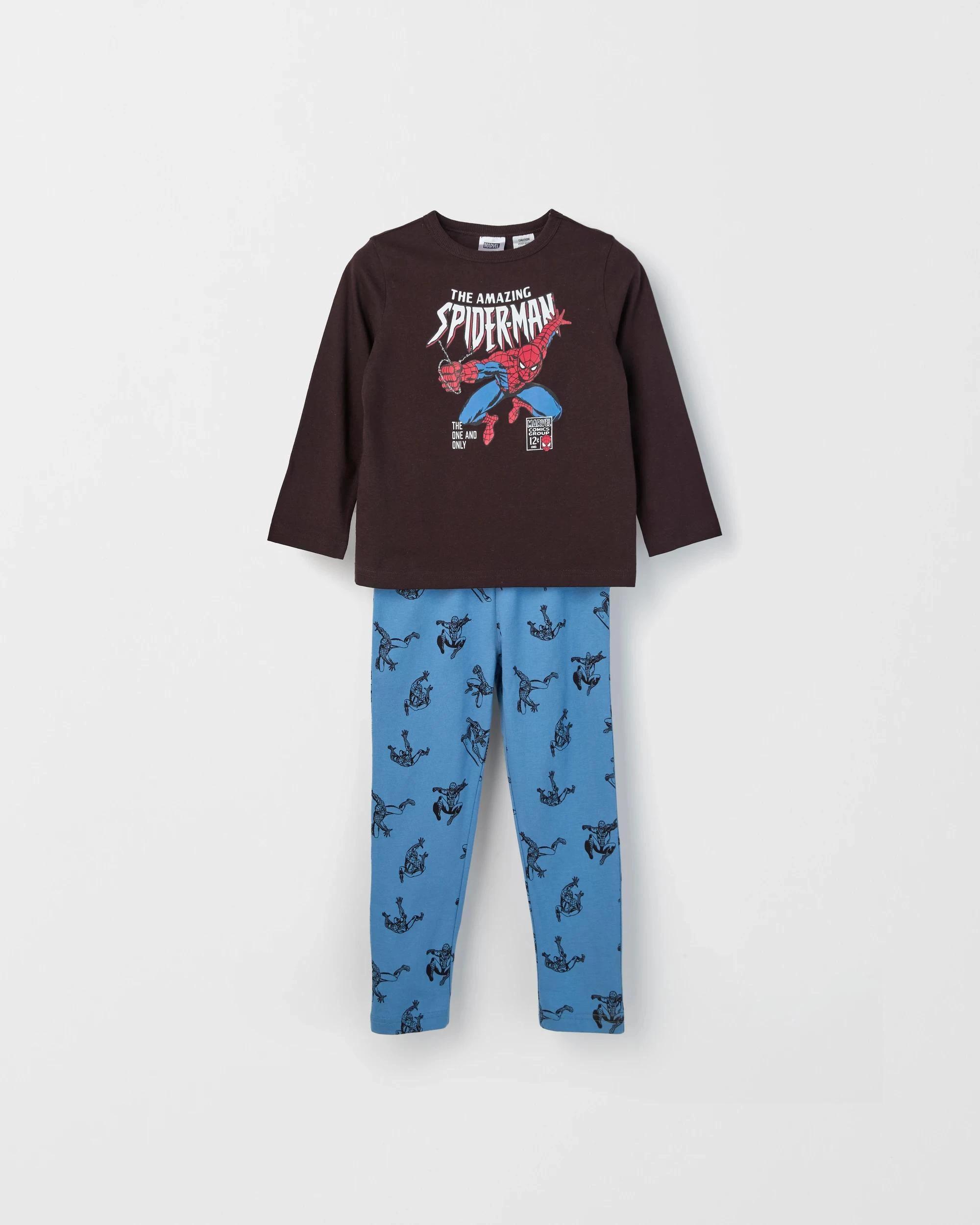 2 Spider-Man Australian Cotton 2 Pack Younger Boys Pyjama Set SPIDER-MAN, 2 of 6