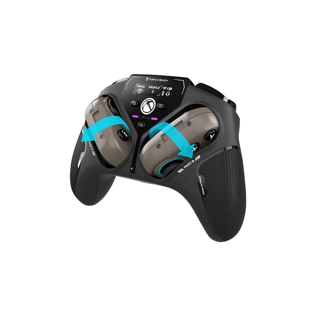 2 Turtle Beach Stealth Pivot Multi Compatible Wireless Controller Display - Black, 2 of 9