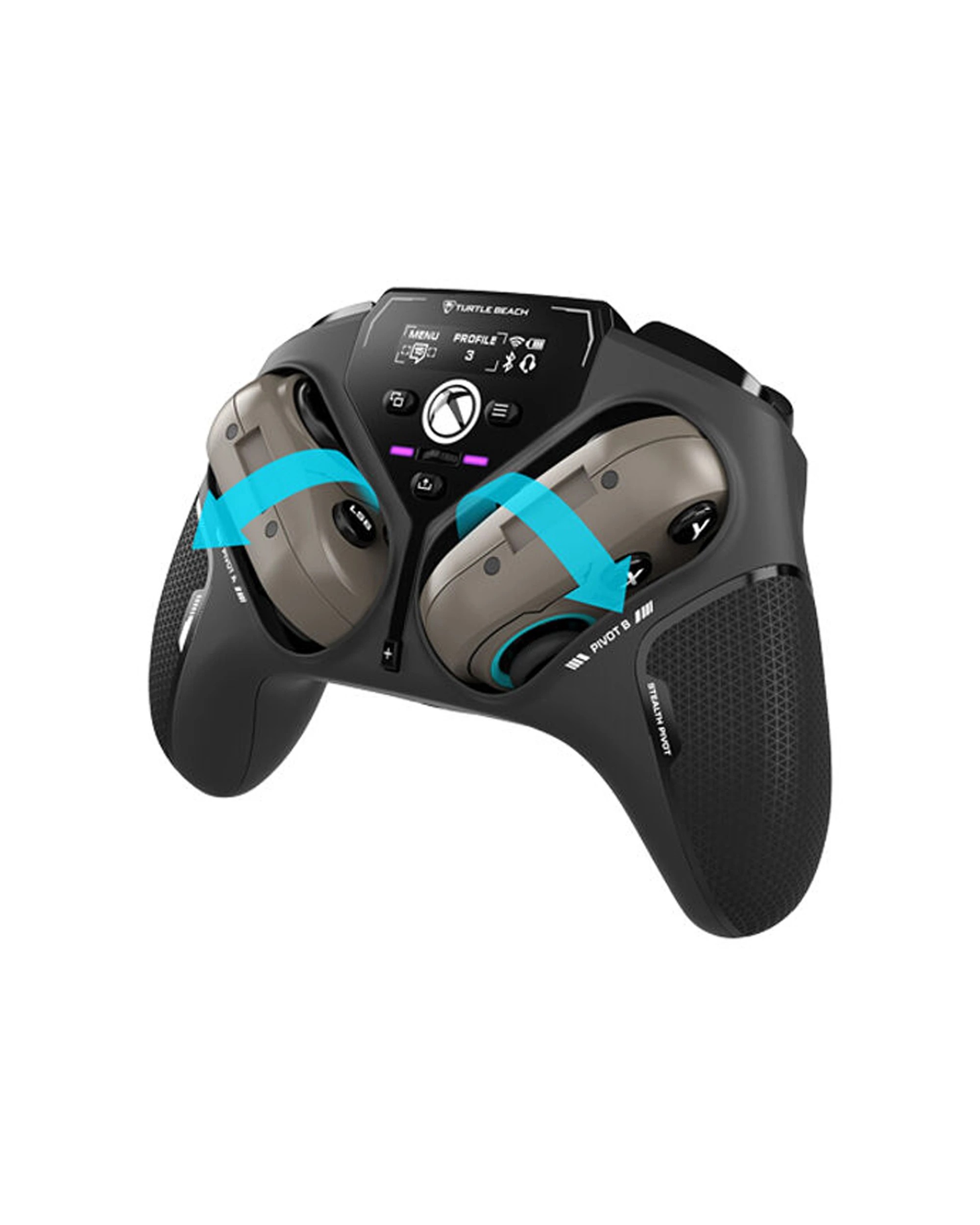 2 Turtle Beach Stealth Pivot Multi Compatible Wireless Controller Display - Black, 2 of 8