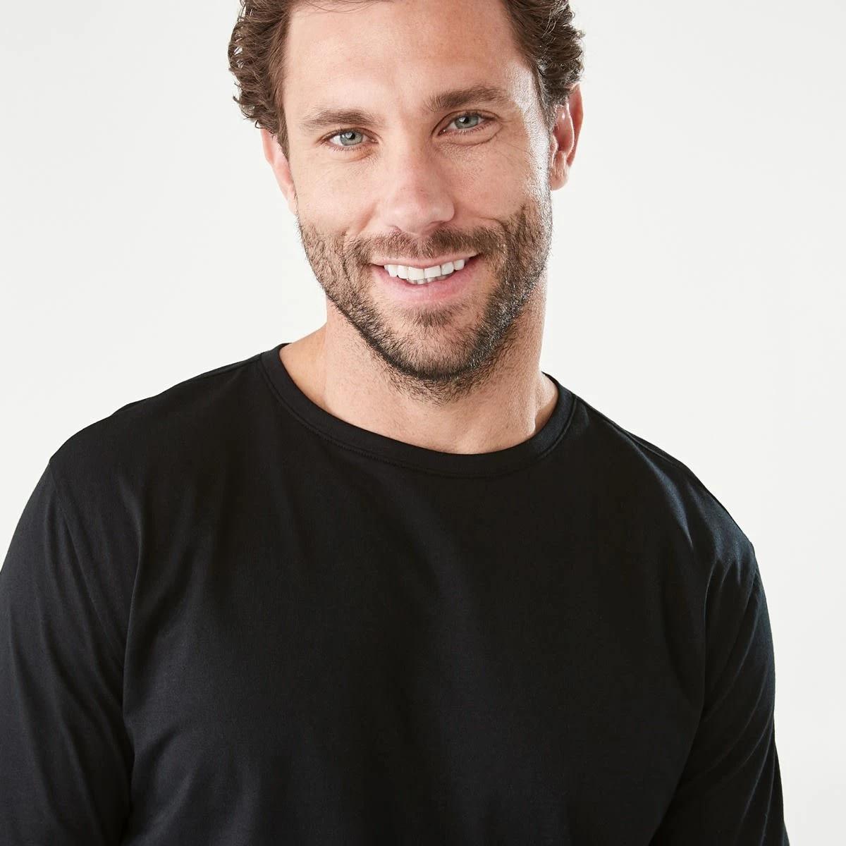 4 Plain Crew Neck T-shirt BLACK, 4 of 7