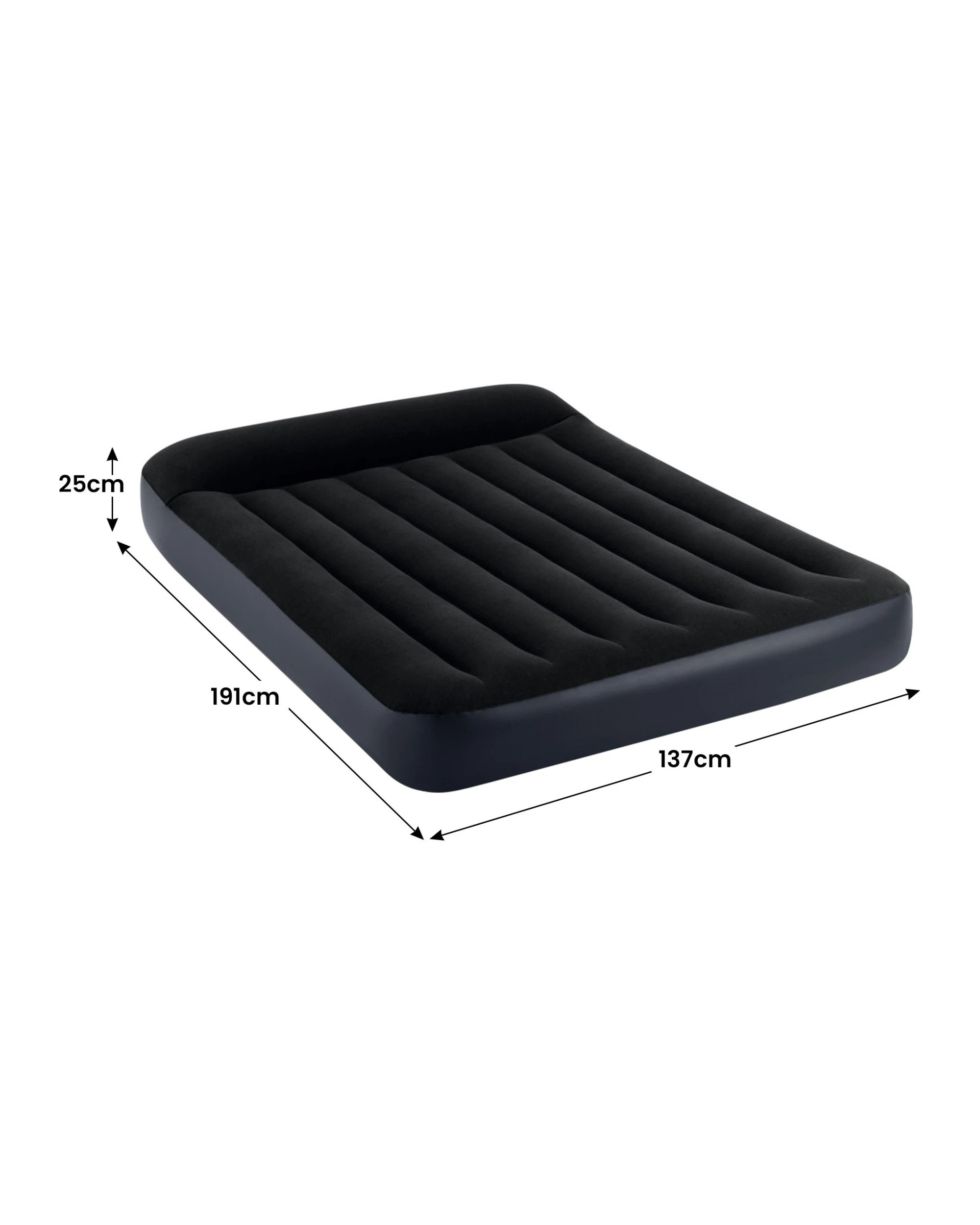 8 Intex Full Dura Beam Pillow Rest Classic Airbed Mattress - Black, 8 of 10
