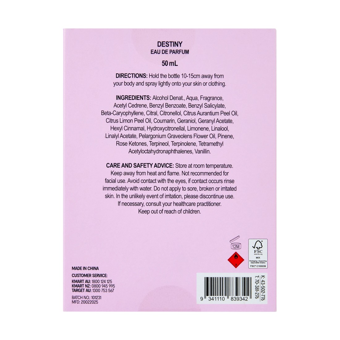 6 OXX Fragrance Destiny Eau De Parfum 50ml, 6 of 6