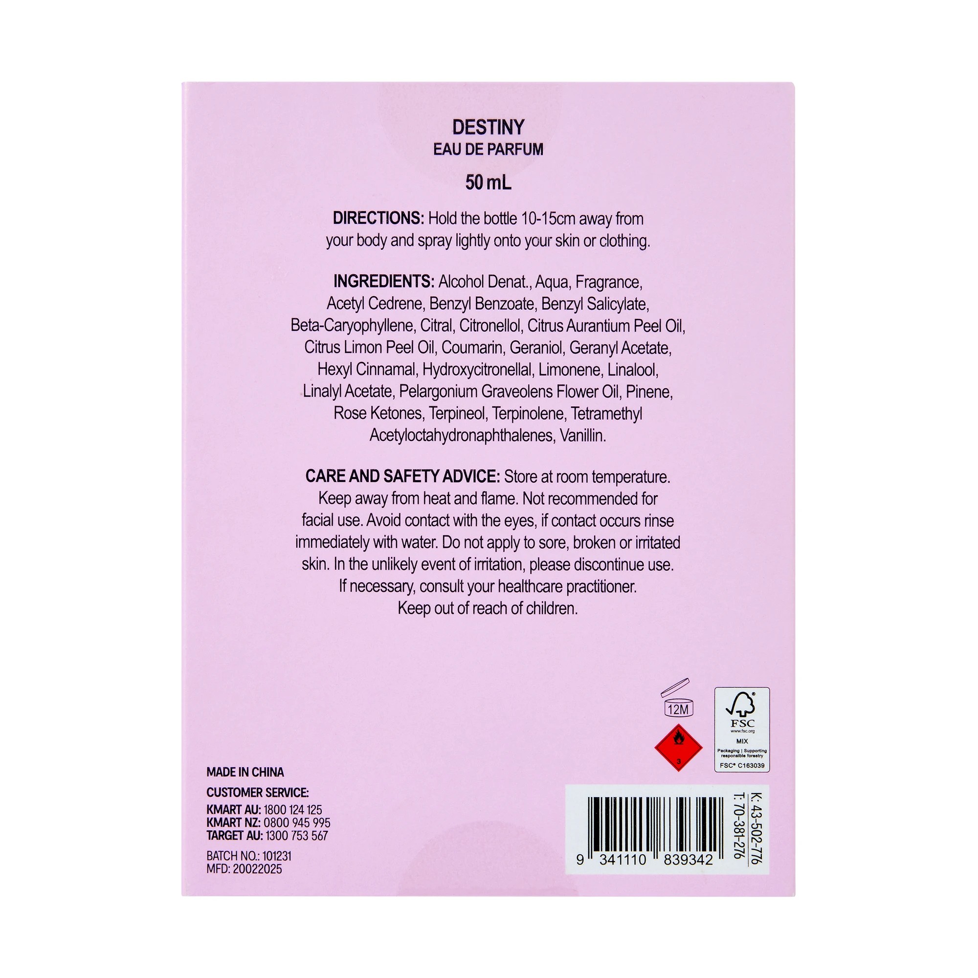 6 OXX Fragrance Destiny Eau De Parfum 50ml, 6 of 6