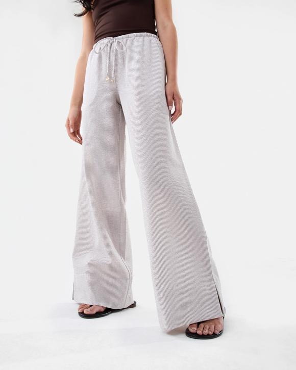 Pull-On Textured Pants