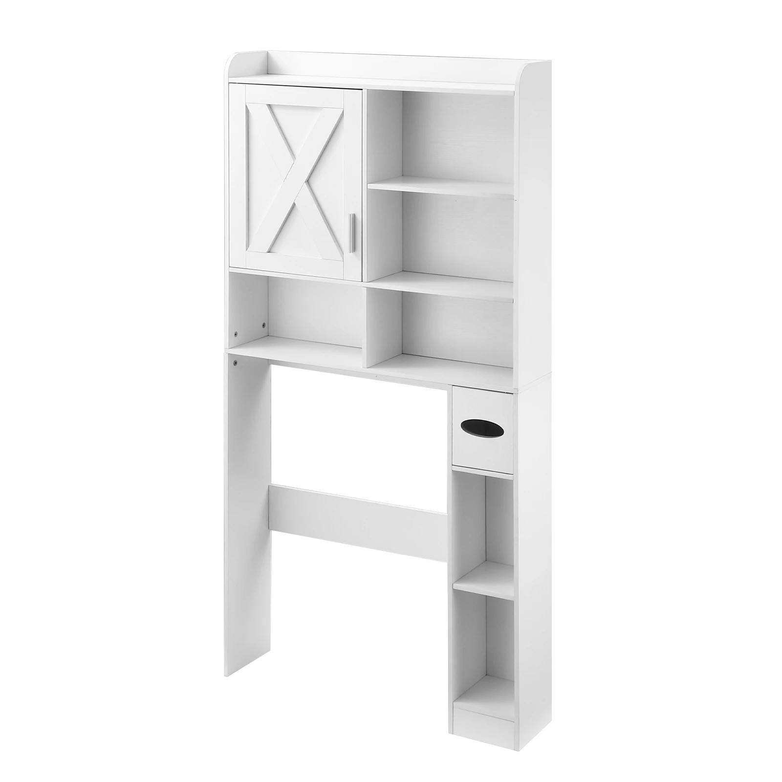 2 LUXSUITE Toilet Shelf Storage Cabinet Bathroom Organiser, 2 of 9