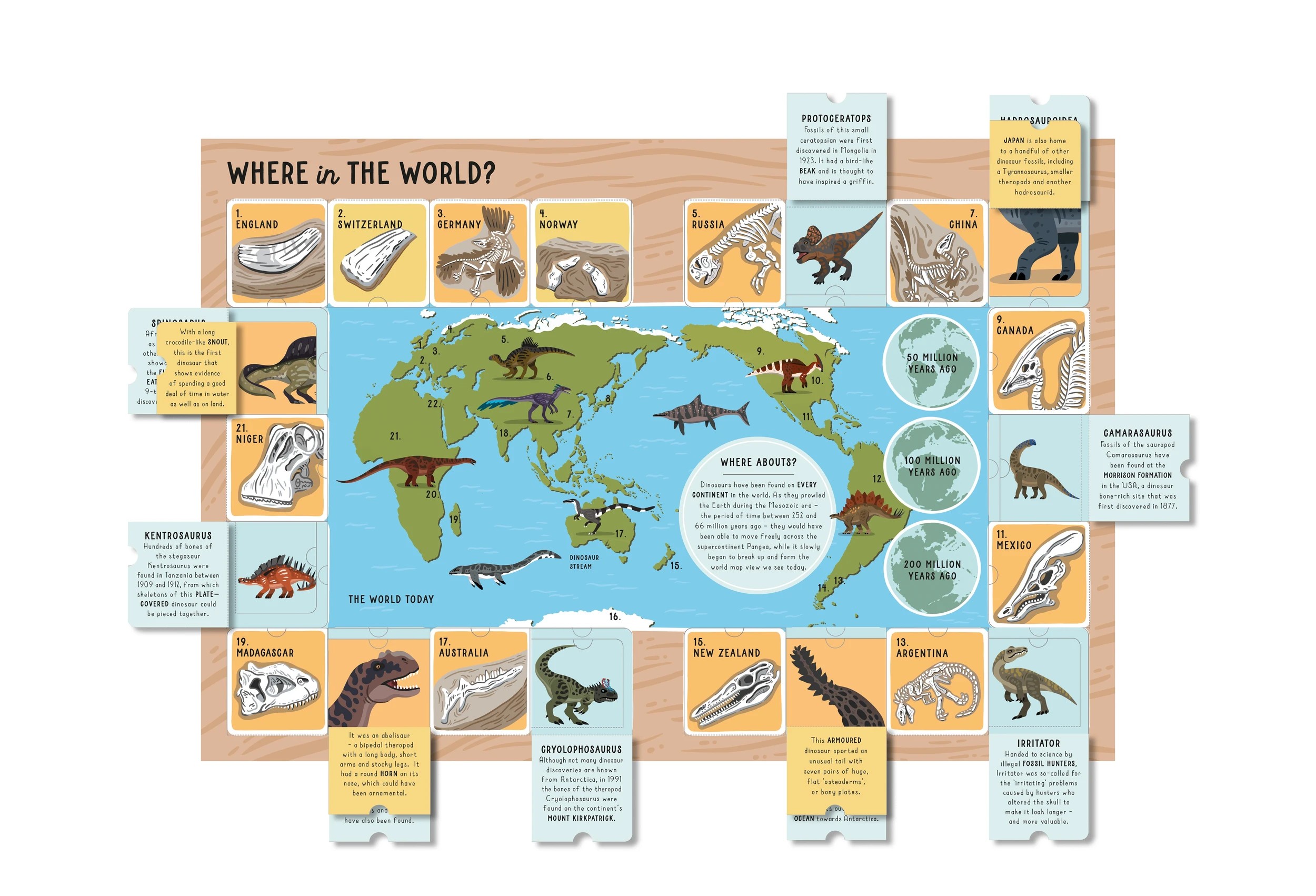 4 Lift-the-Flap Encyclopaedia of Dinosaurs: 200 Flaps to Explore - Book, 4 of 5