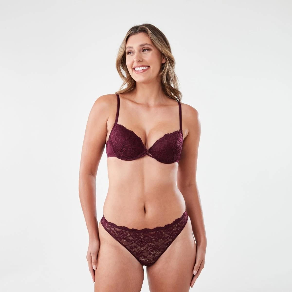 8 Co-ordinated Lace & Satin Push-Up Bra Windsor Wn, 8 of 8