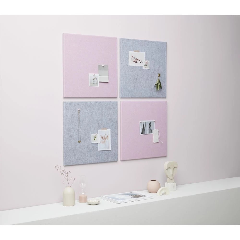 4 Otto Memo Feltboard 430 x 430 Pink, 4 of 6