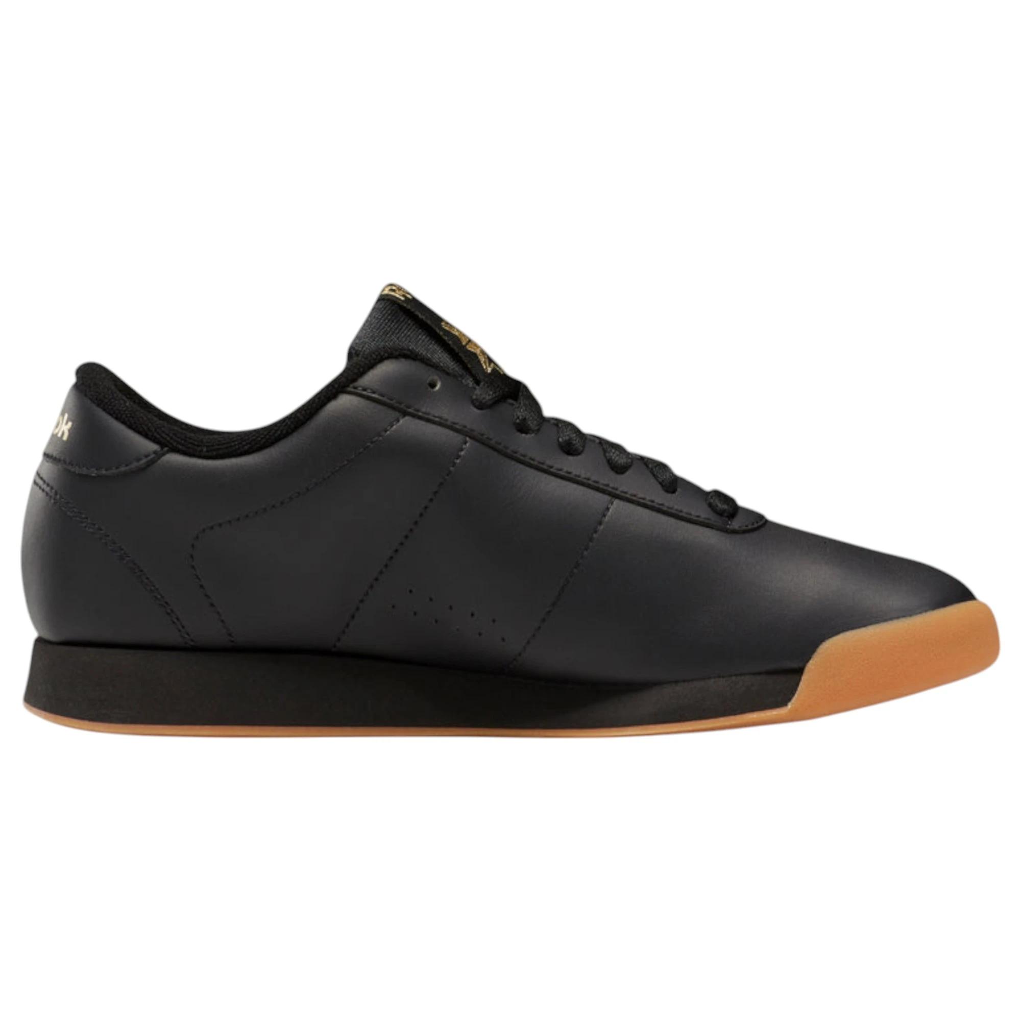 3 Reebok Womens Princess Casual Shoes BLACK/GUM, 3 of 9