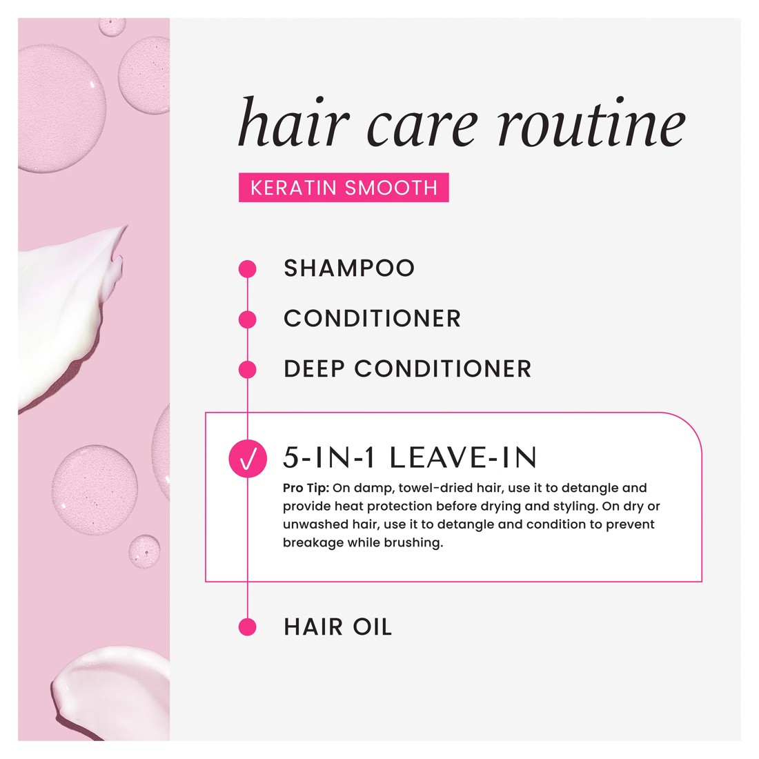 9 HASK Keratin Smooth 5-in-1 Leave-in Spray 175ml - Keratin and Jojoba Seed Oil, 9 of 10