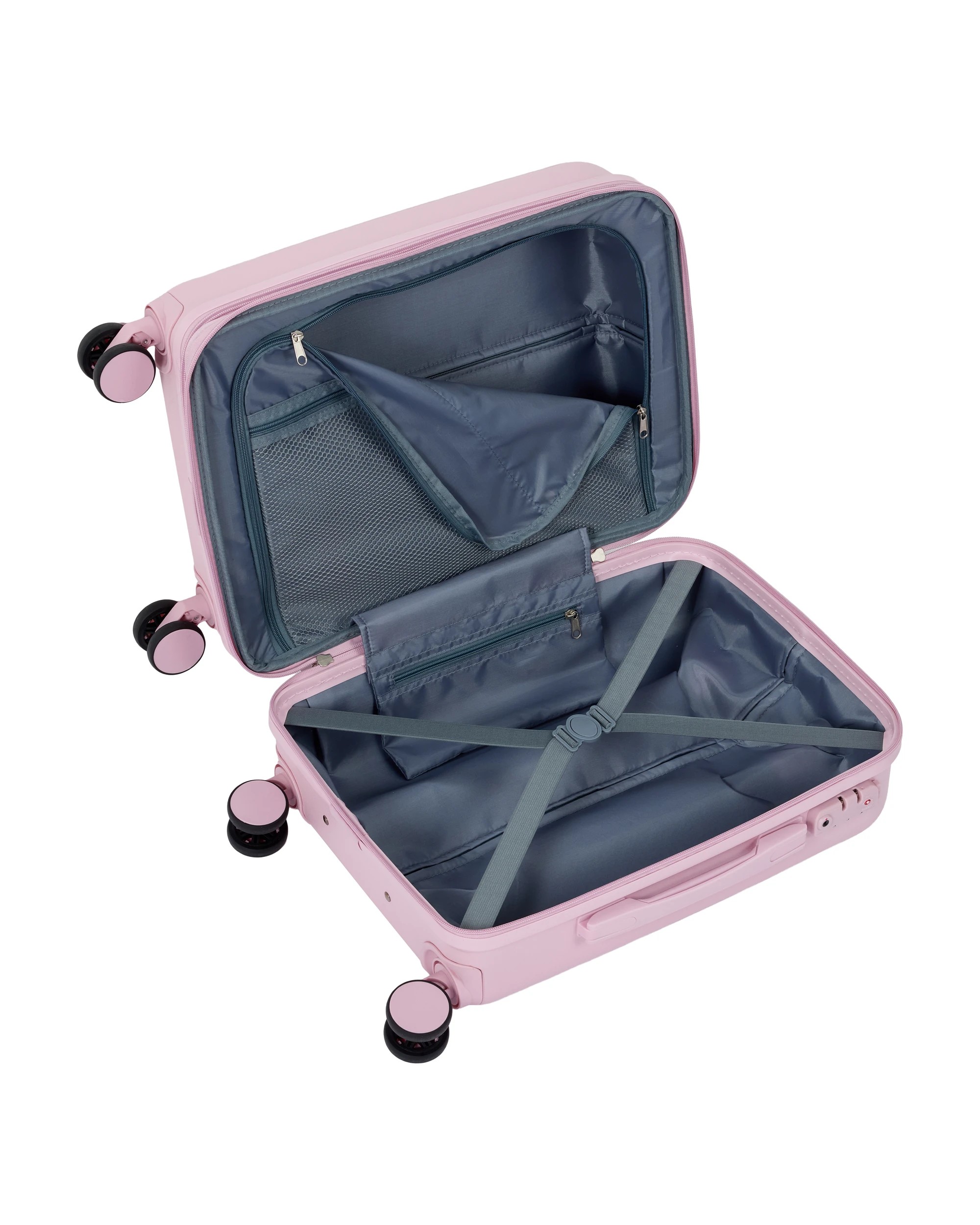 3 47cm Albany Hard Case 4 Wheels - Blush, 3 of 8