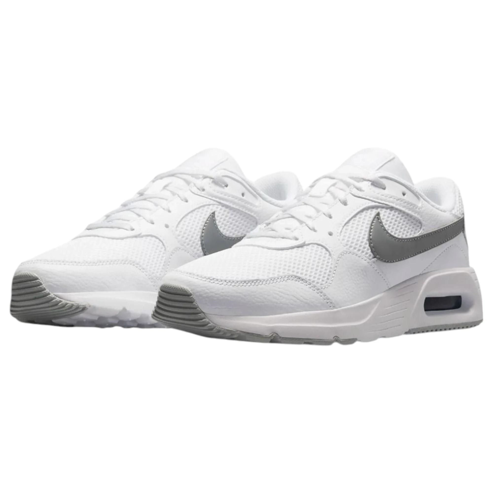 3 Nike Womens SC White/ Metallic Platinum Athletic Shoes WHITE/METALLIC PLATINUM, 3 of 7