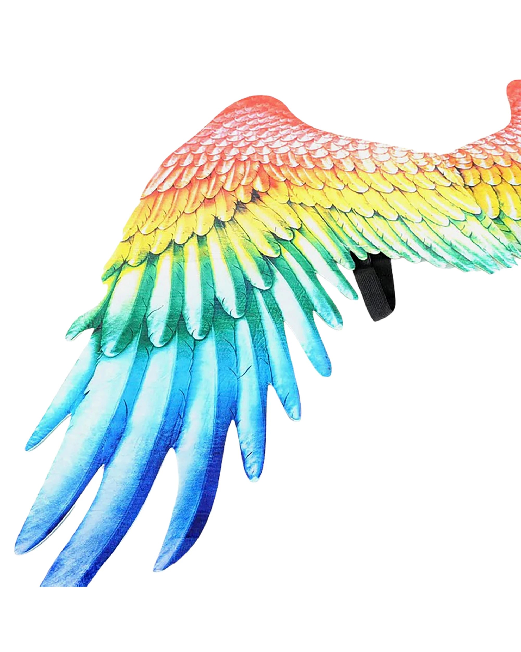 3 Partyrama Deluxe Rainbow Angel Wings 95cm x 75cm - Multi, 3 of 5