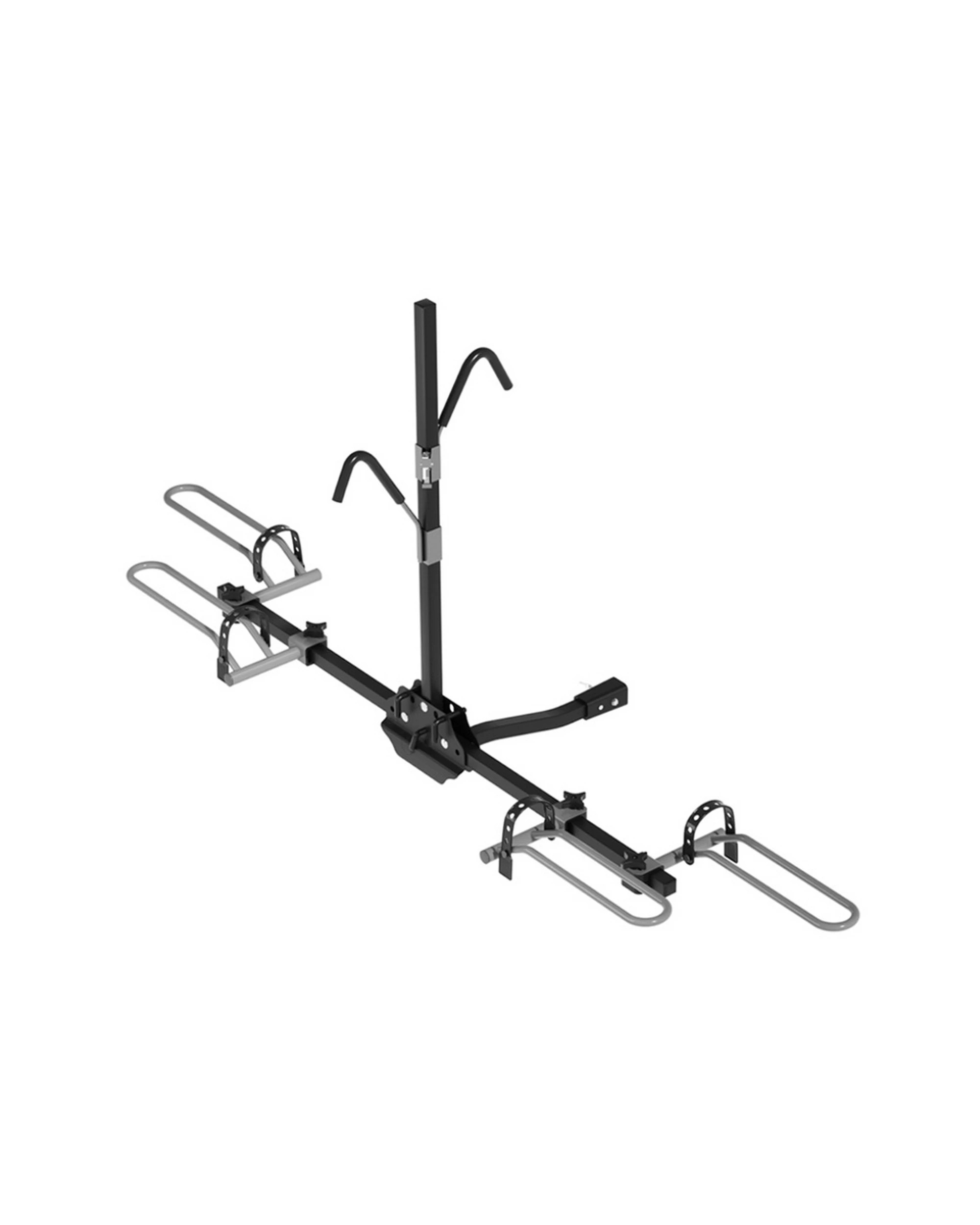 1 Giantz 2-Bike Hitch Mount Foldable Platform Carrier (2") - Black, 1 of 7