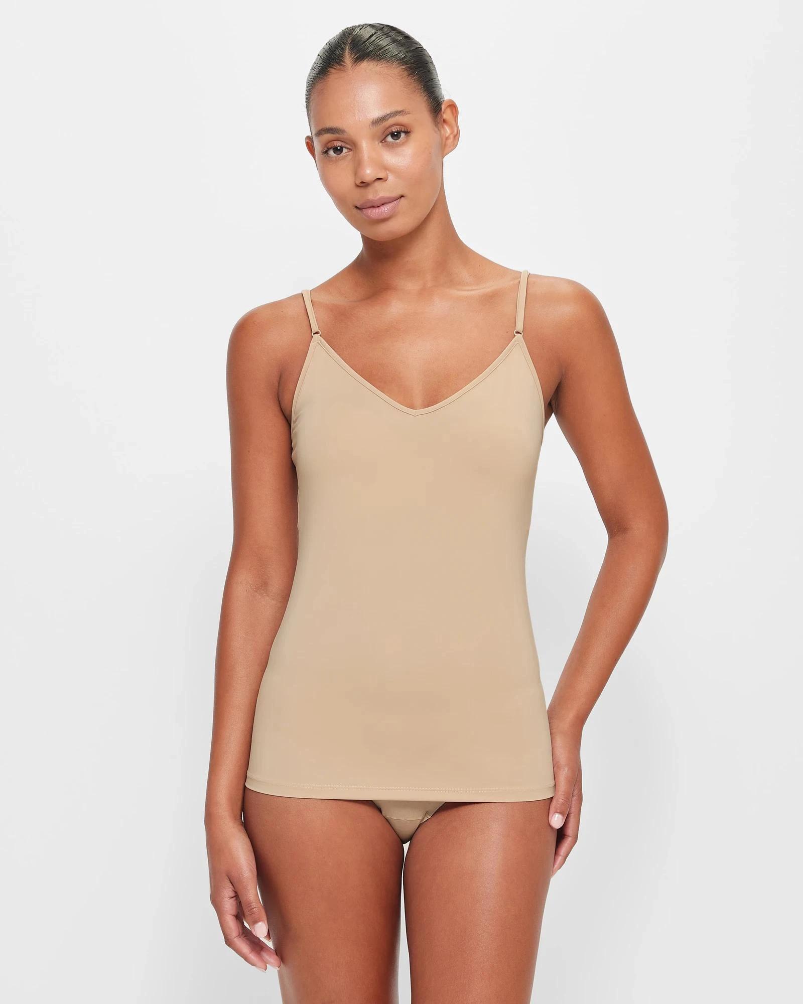 4 Target Microfibre Reversible Cami LATTE, 4 of 10