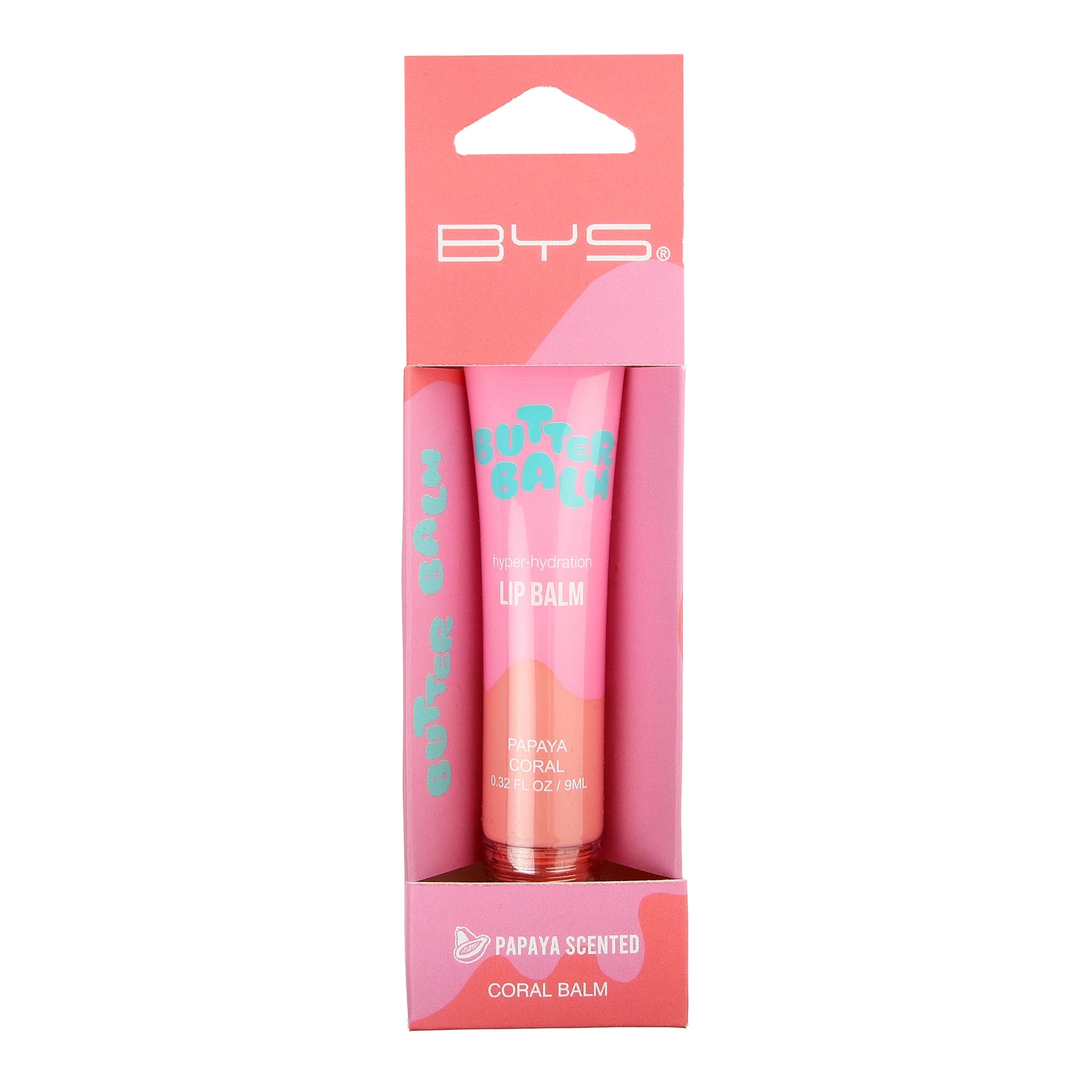 1 BYS Butter Balm Hyper-Hydration Lip Balm 9ml - Papaya, 1 of 3