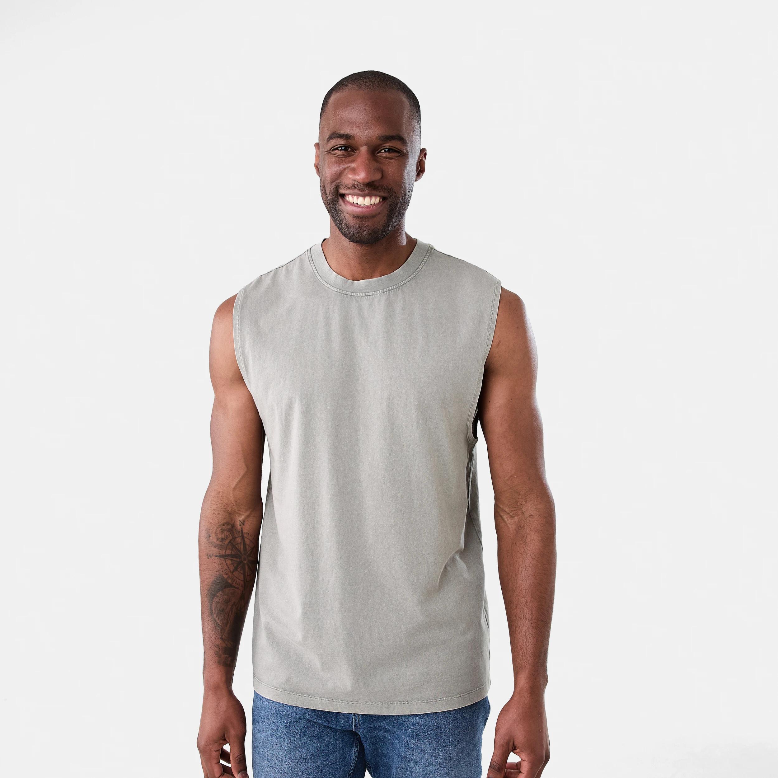 1 Oversized Washed Muscle SILENT STORM, 1 of 5