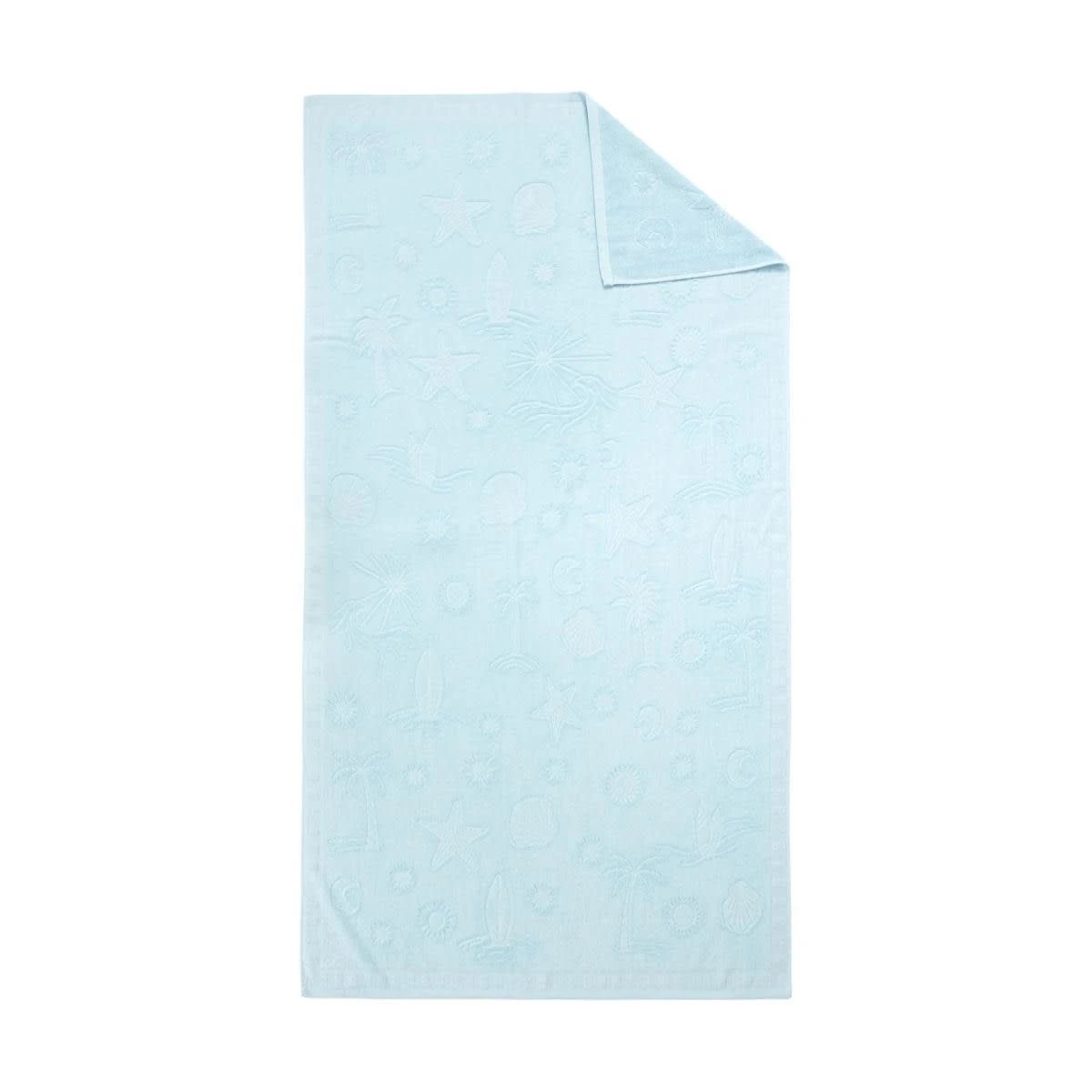4 Cotton Beach Towel - Island Icons, 4 of 6