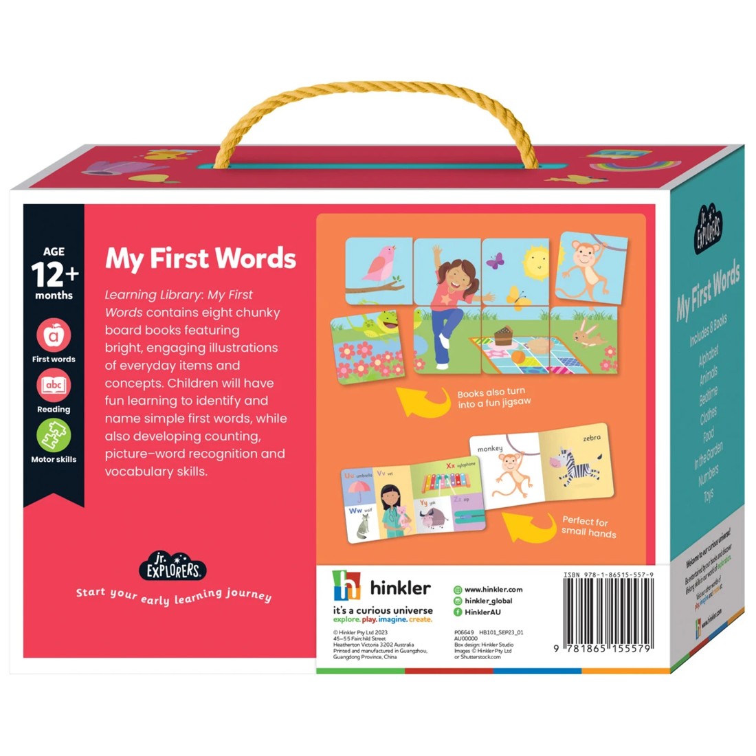6 Jr. Explorers My First Words Learning Library Box Set - Book, 6 of 7