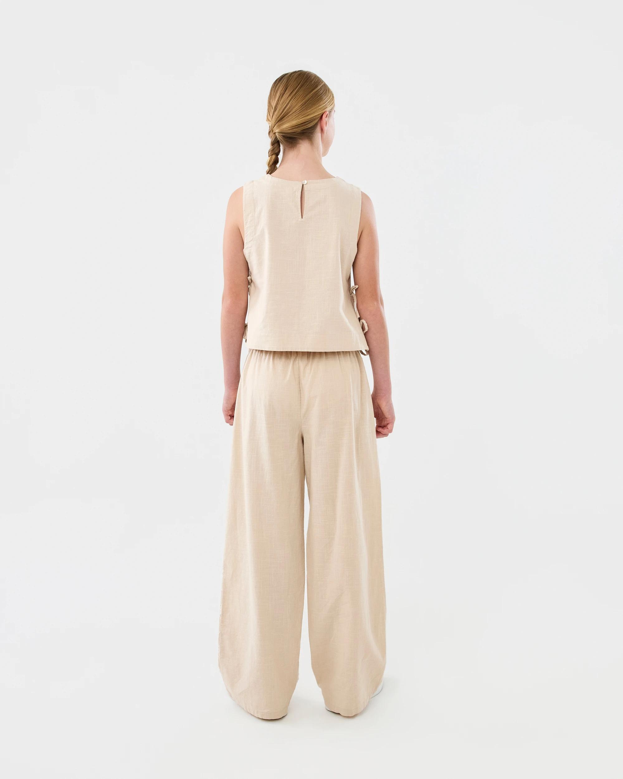 5 Wide Leg Detail Pants Pmc Chalk, 5 of 5